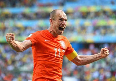 Arjen Robben Netherlands Mexico 2014 World Cup Round of 16