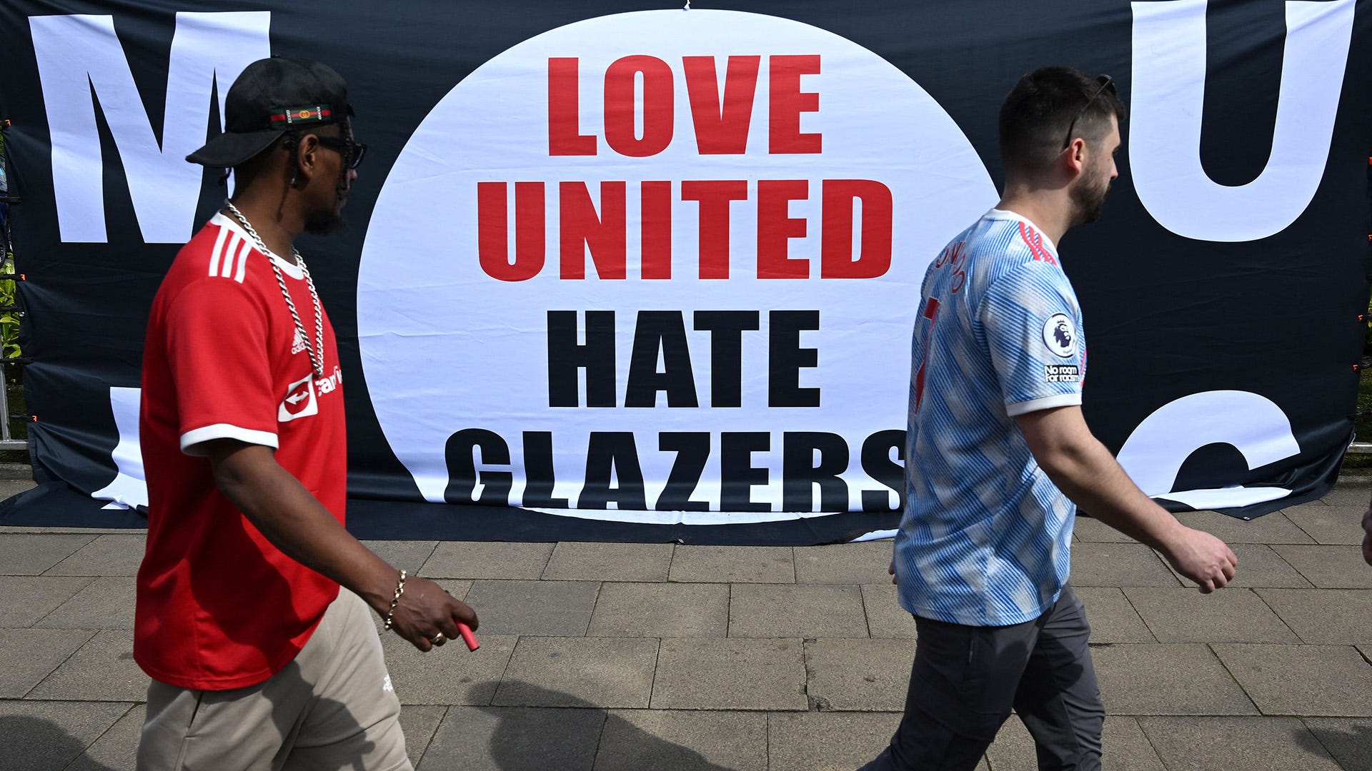 Man Utd fans Glazer protest