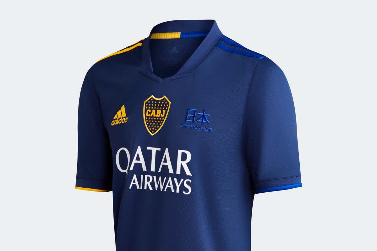 significa la inscripción en japonés en la nueva camiseta de Boca? | Colombia