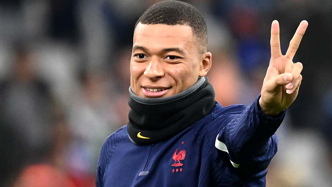 Another Kiss Mbappe Sends World Cup Message After Being Named In Deschamps France Squad Goal