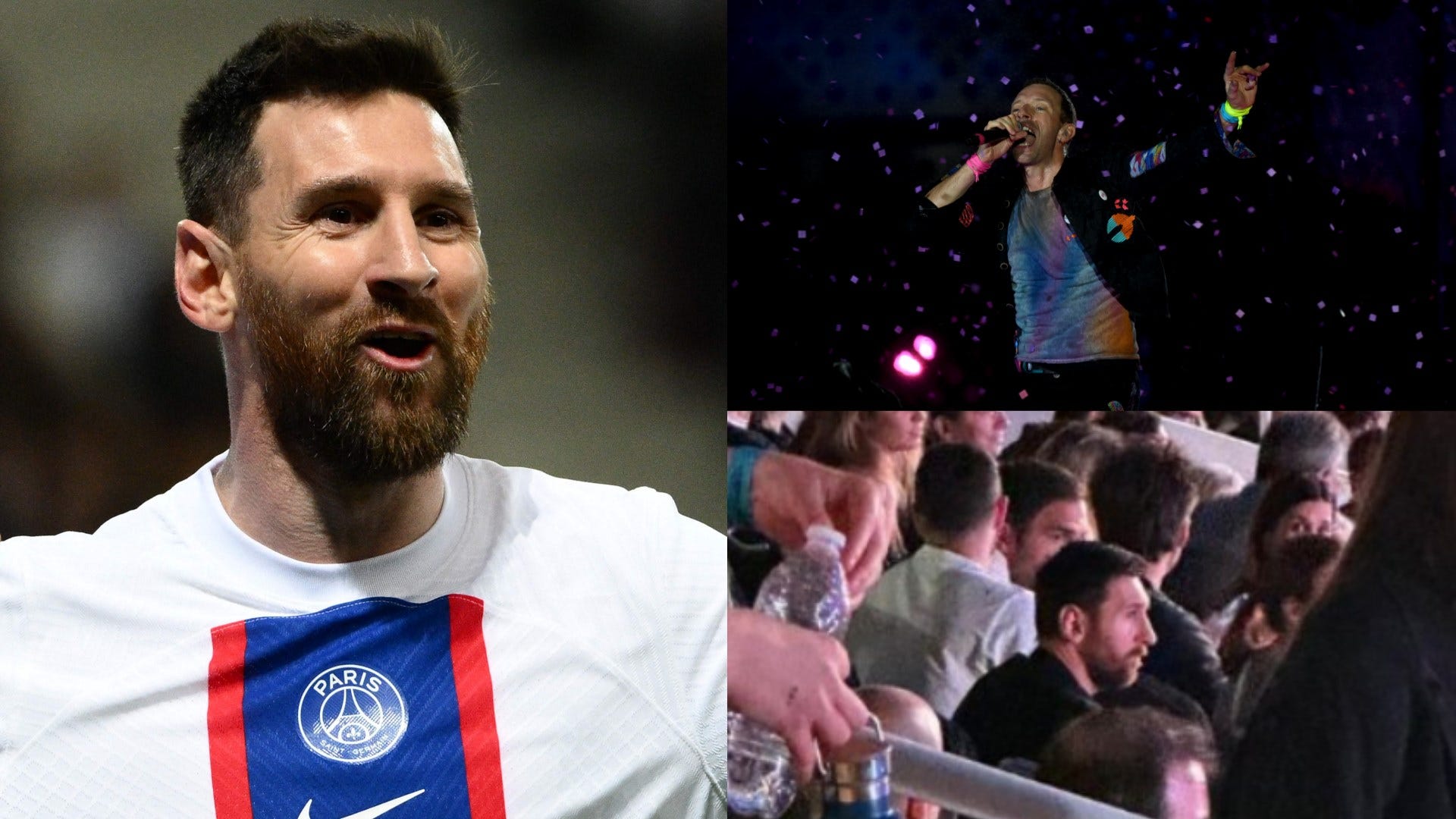 WATCH: Lionel Messi skips awards night with PSG to attend Coldplay concert in Barcelona amid mounting transfer talk