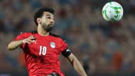 Mohamed Salah of Egypt is on the attack during the 2023 Africa Cup of Nations.