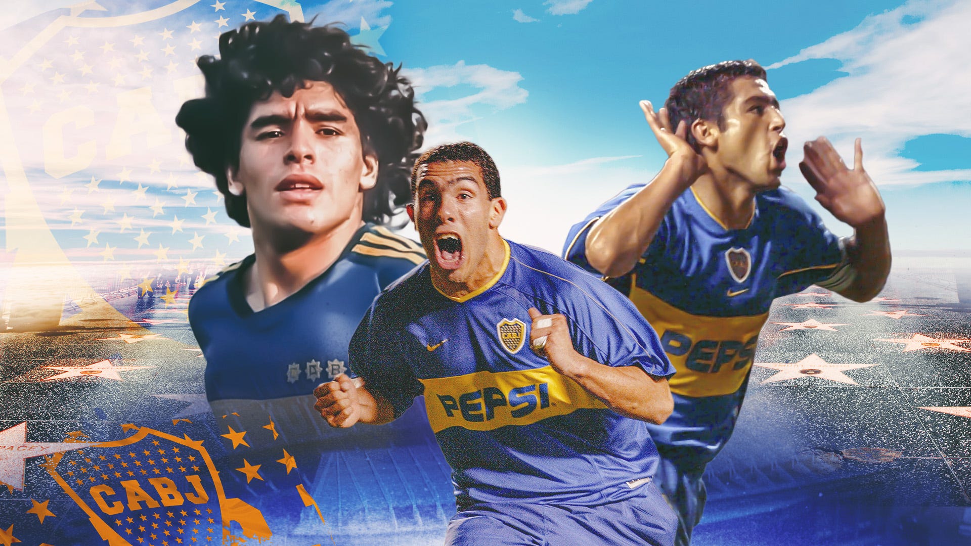 Ultimate Boca Juniors dream team Maradona & Riquelme side by side