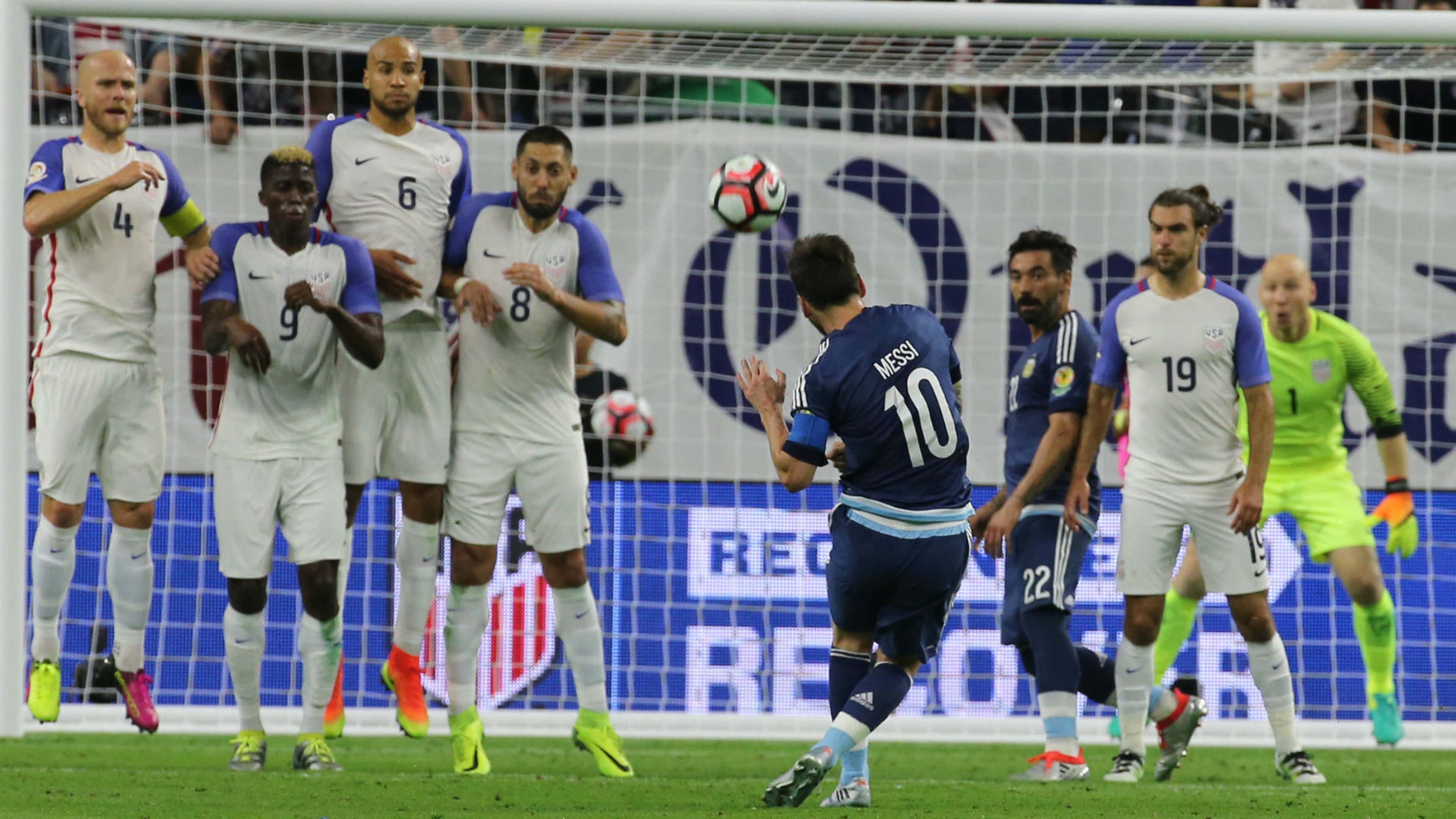 Lionel Messi United States Argentina Semifinal Copa America Centenario 21062016