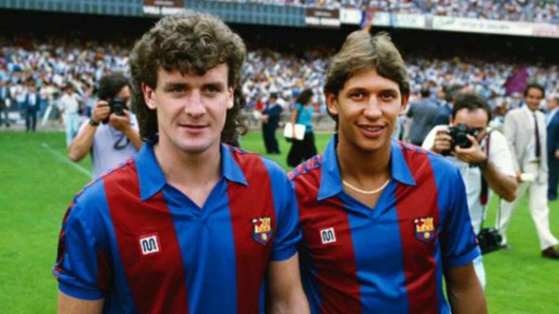 Mark Hughes Gary Lineker Barcelona Primera Division 1986/87