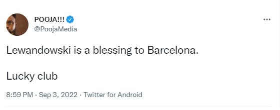 Barcelona tweet 1