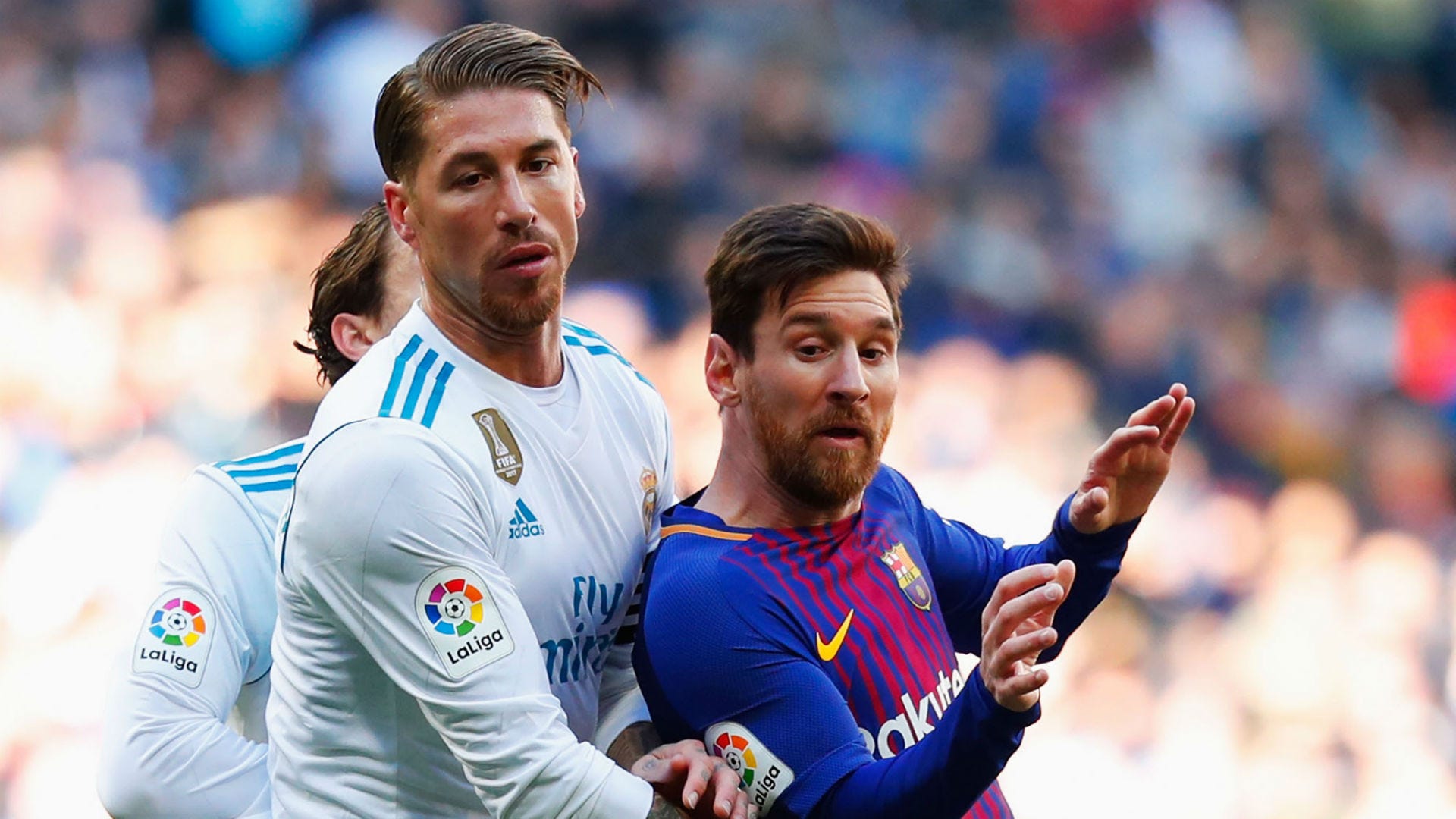 Sergio Ramos Real Madrid Lionel Messi Barcelona