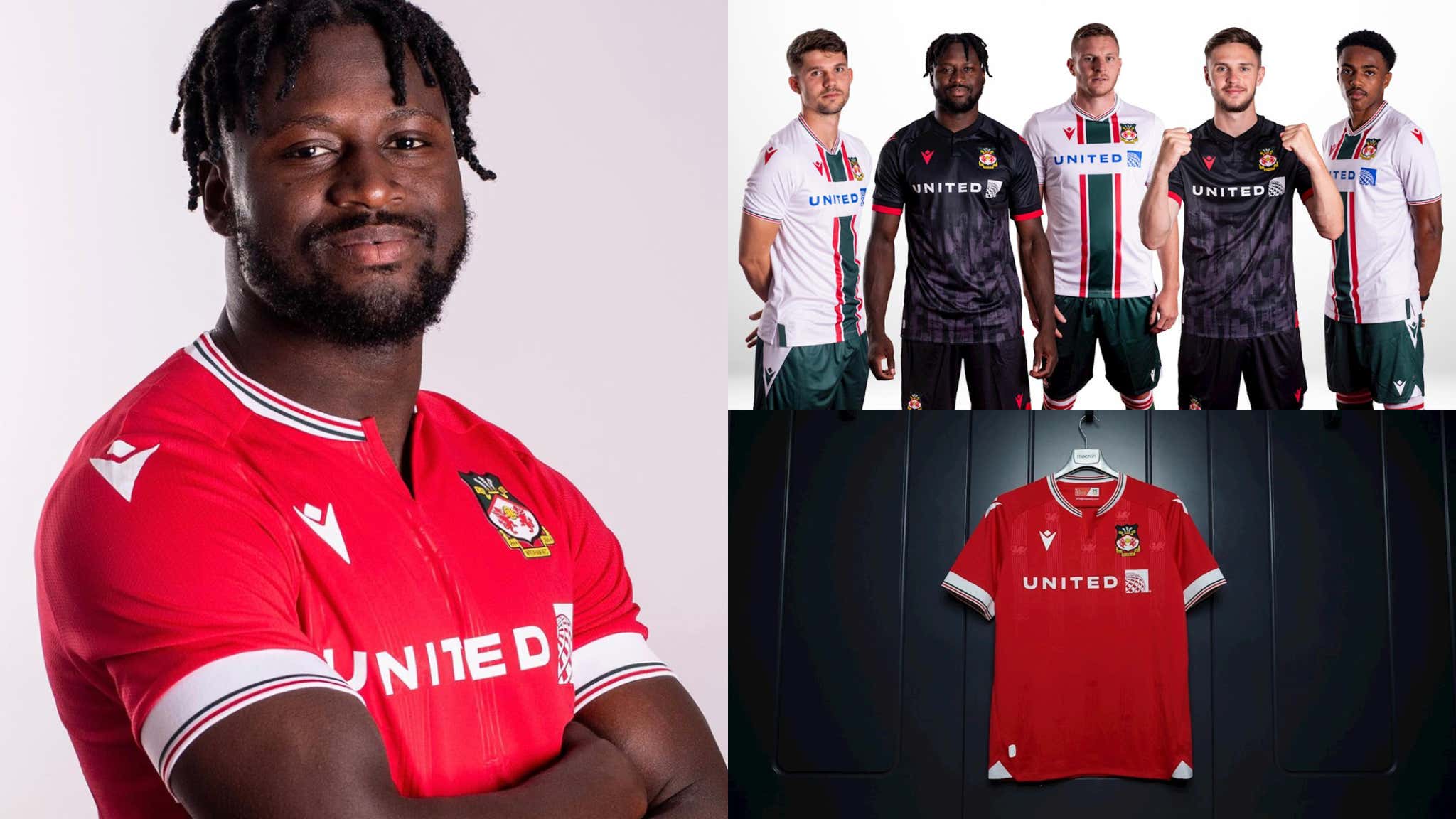 Wrexham 202324 kit New home, away and third jerseys, release dates