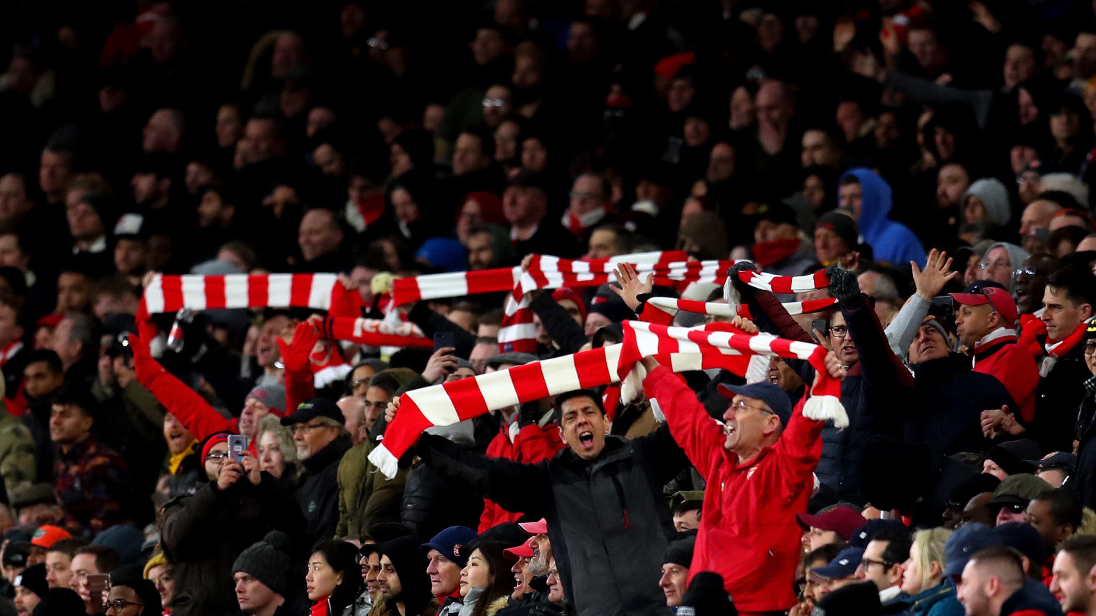 Arsenal fans/ Emirates