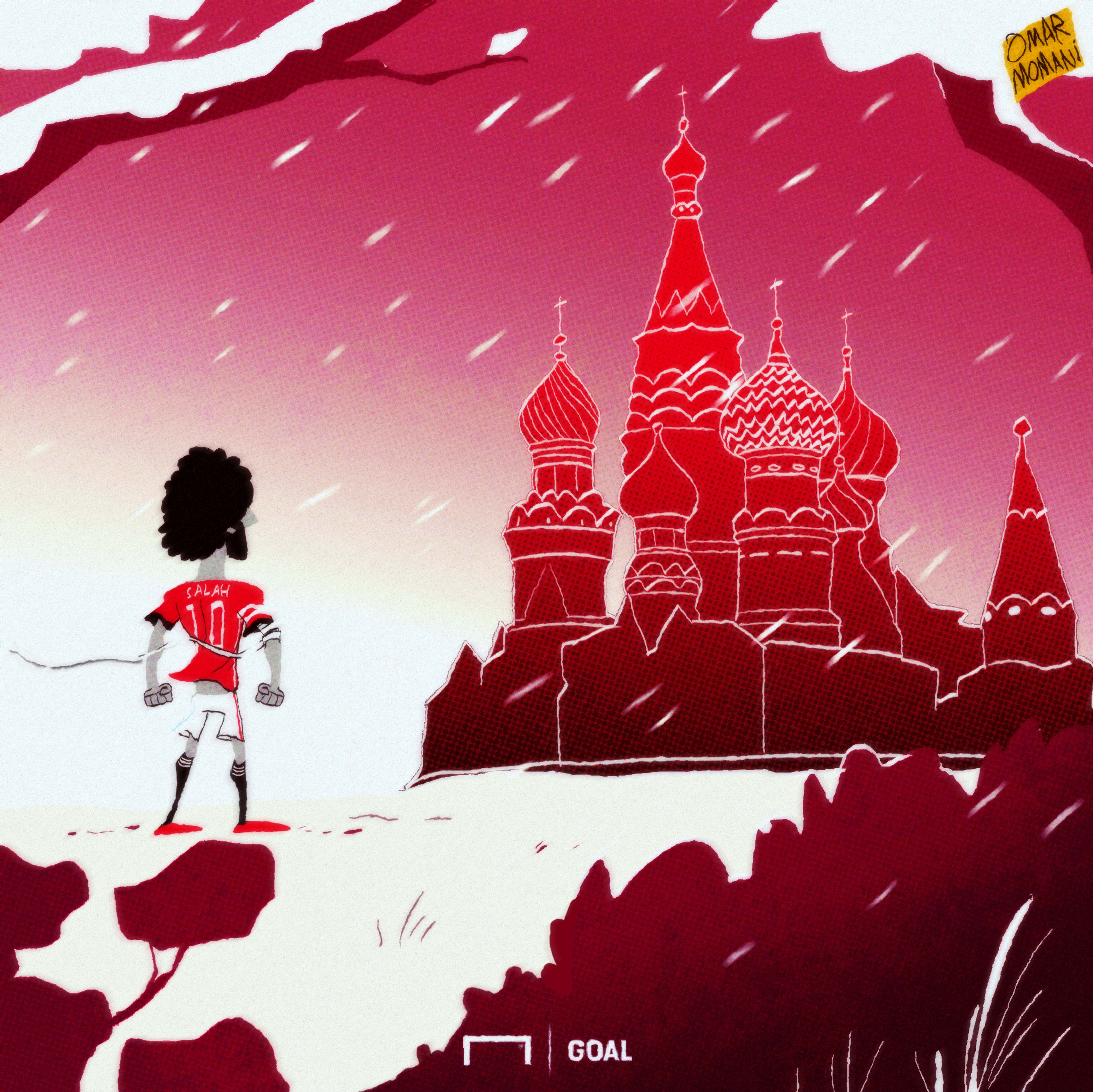 Mohamed Salah World Cup Cartoon