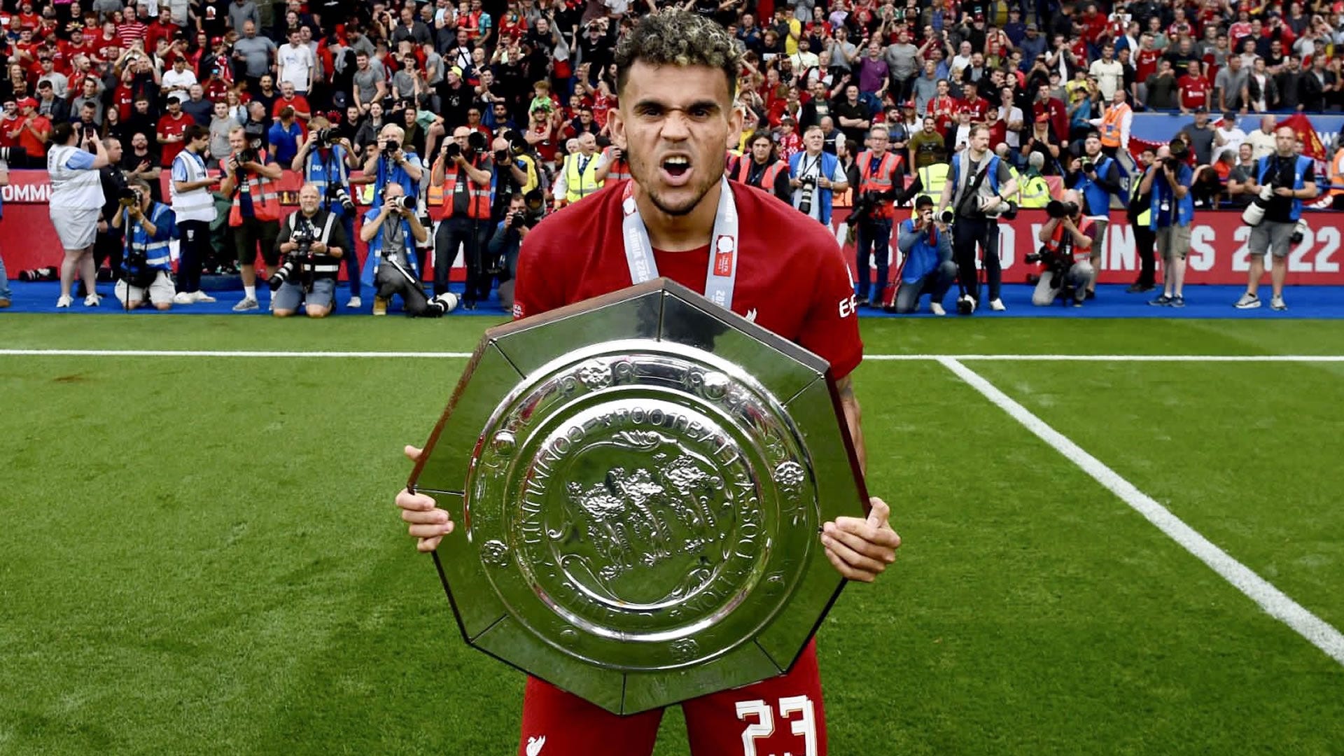 Luis Díaz Liverpool Community Shield 2022