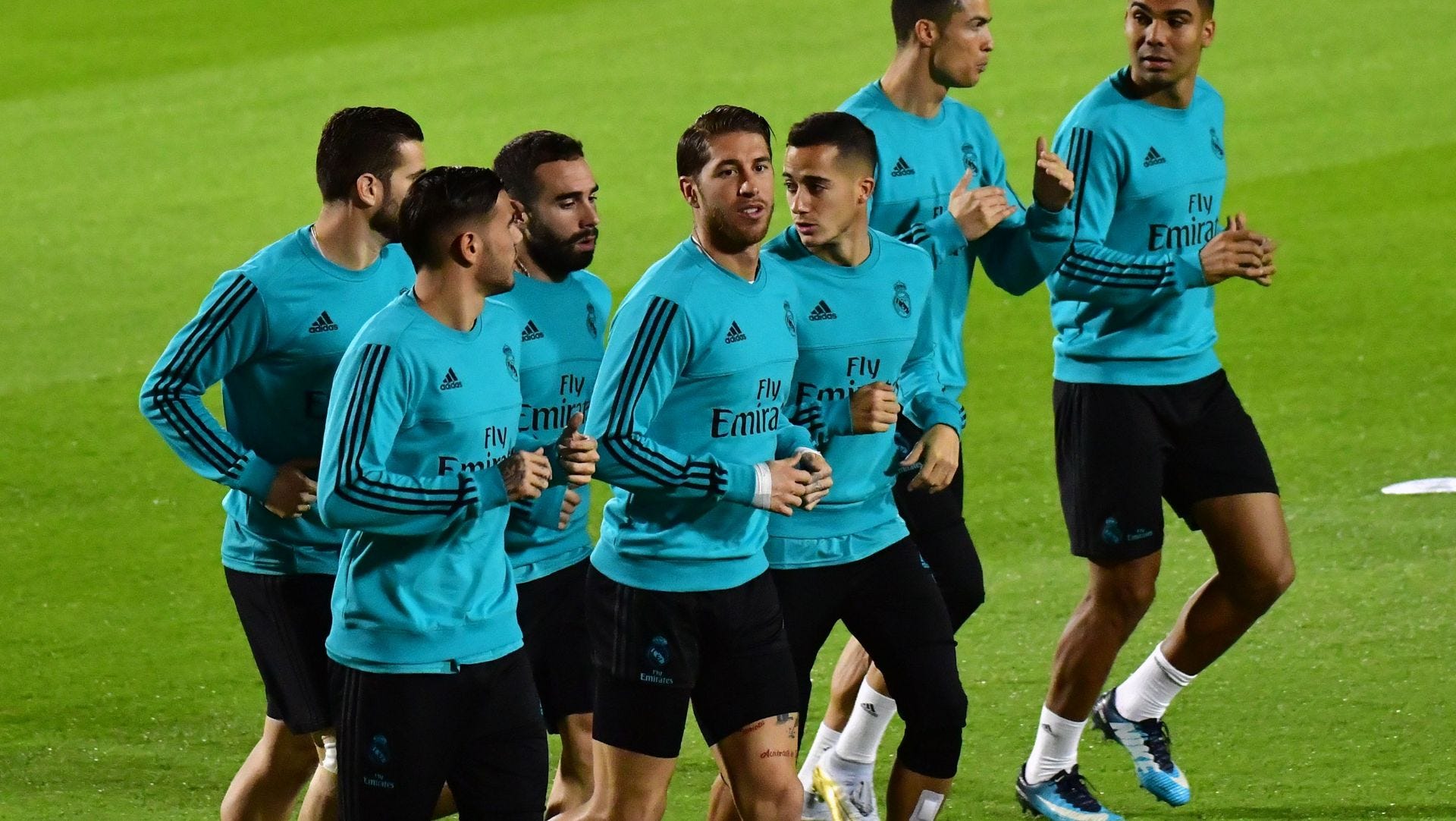 Sergio Ramos Real Madrid Club World Cup training 11122017