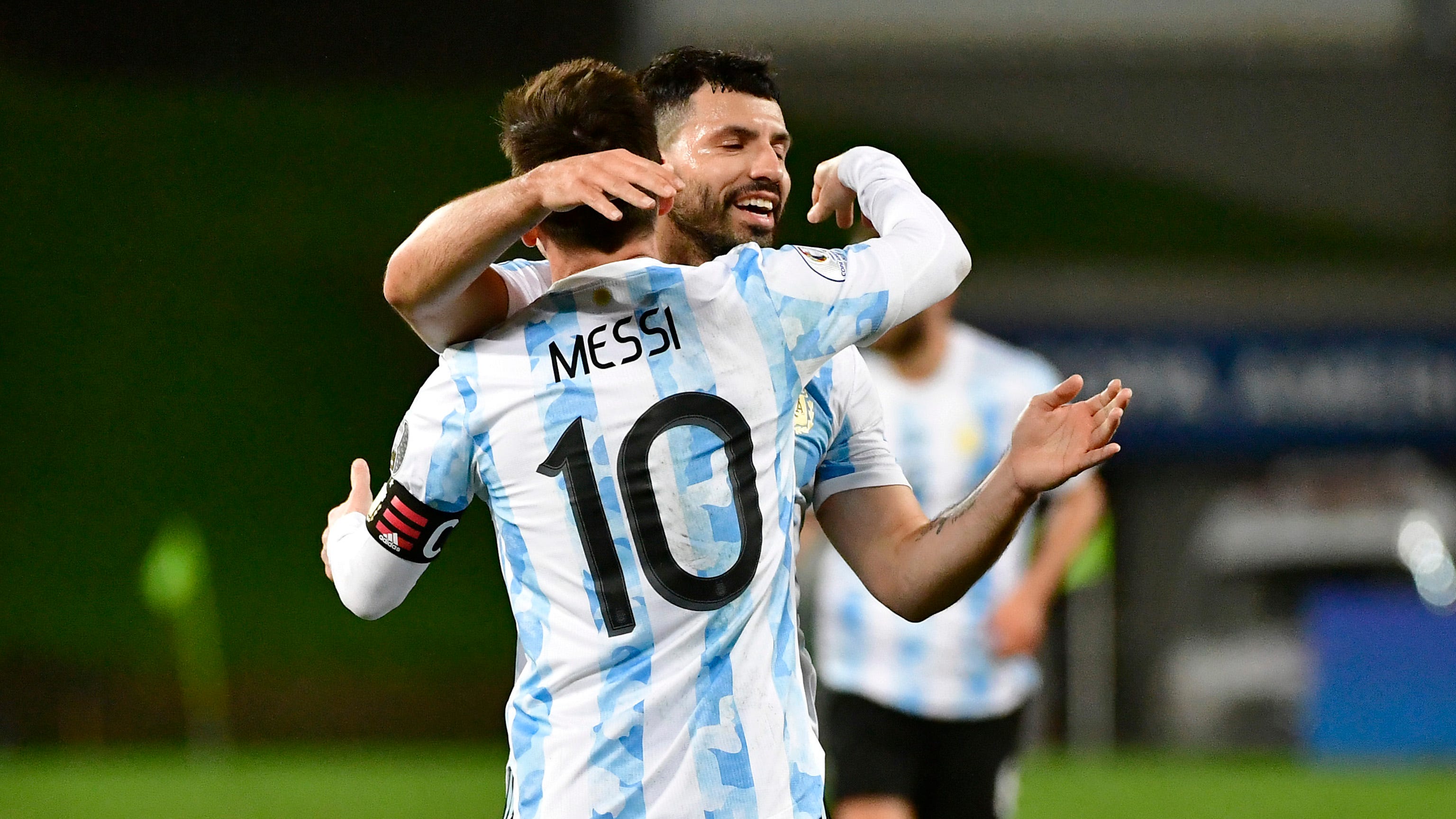 Lionel Messi Sergio Aguero Argentina 2022