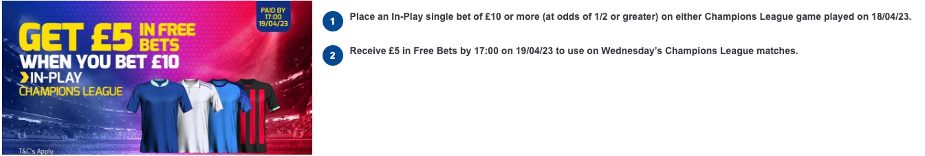 Bet and Get Betfred Image 