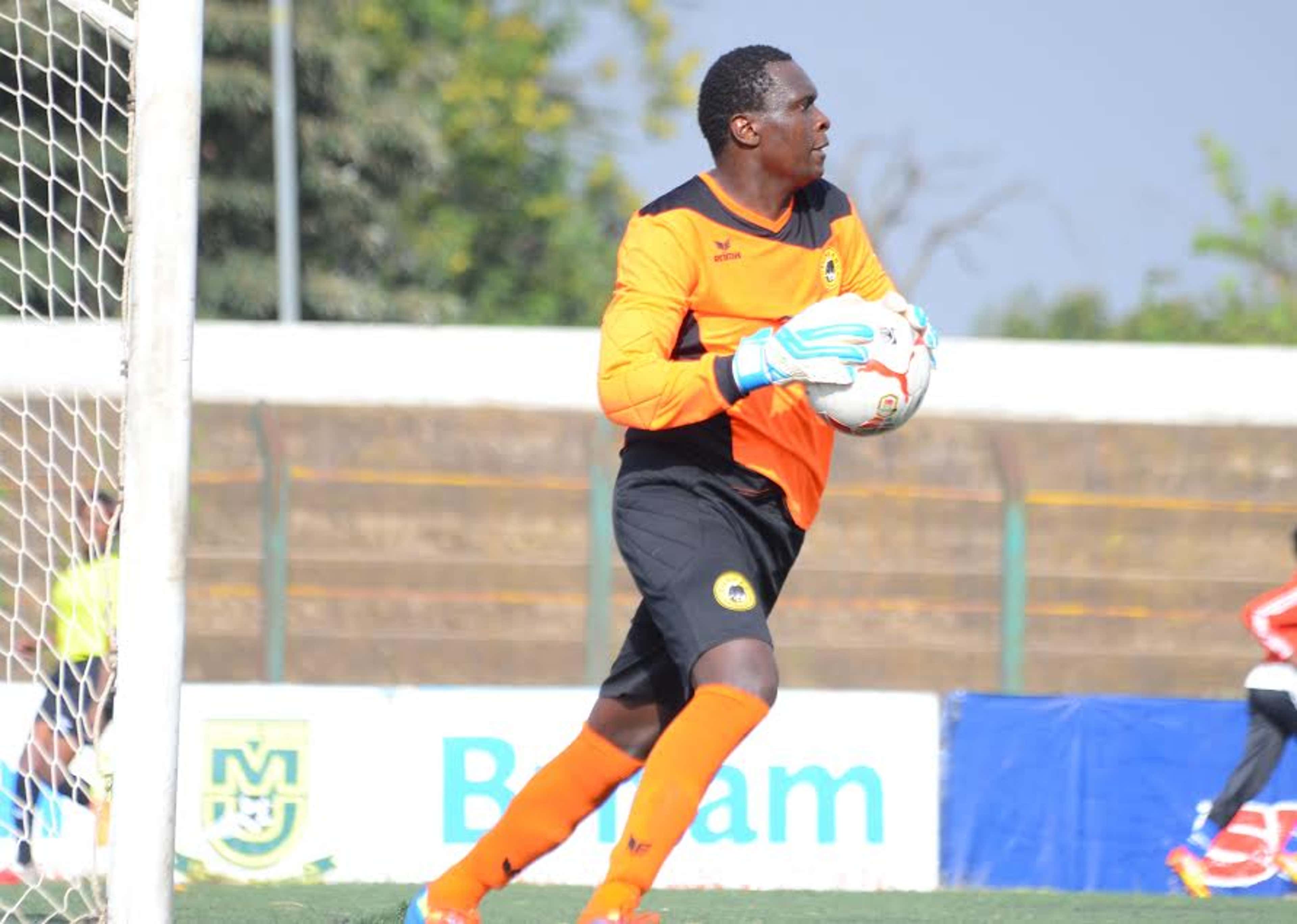 Tusker goalkeeper Duncan Ochieng' was red carded against City Stars