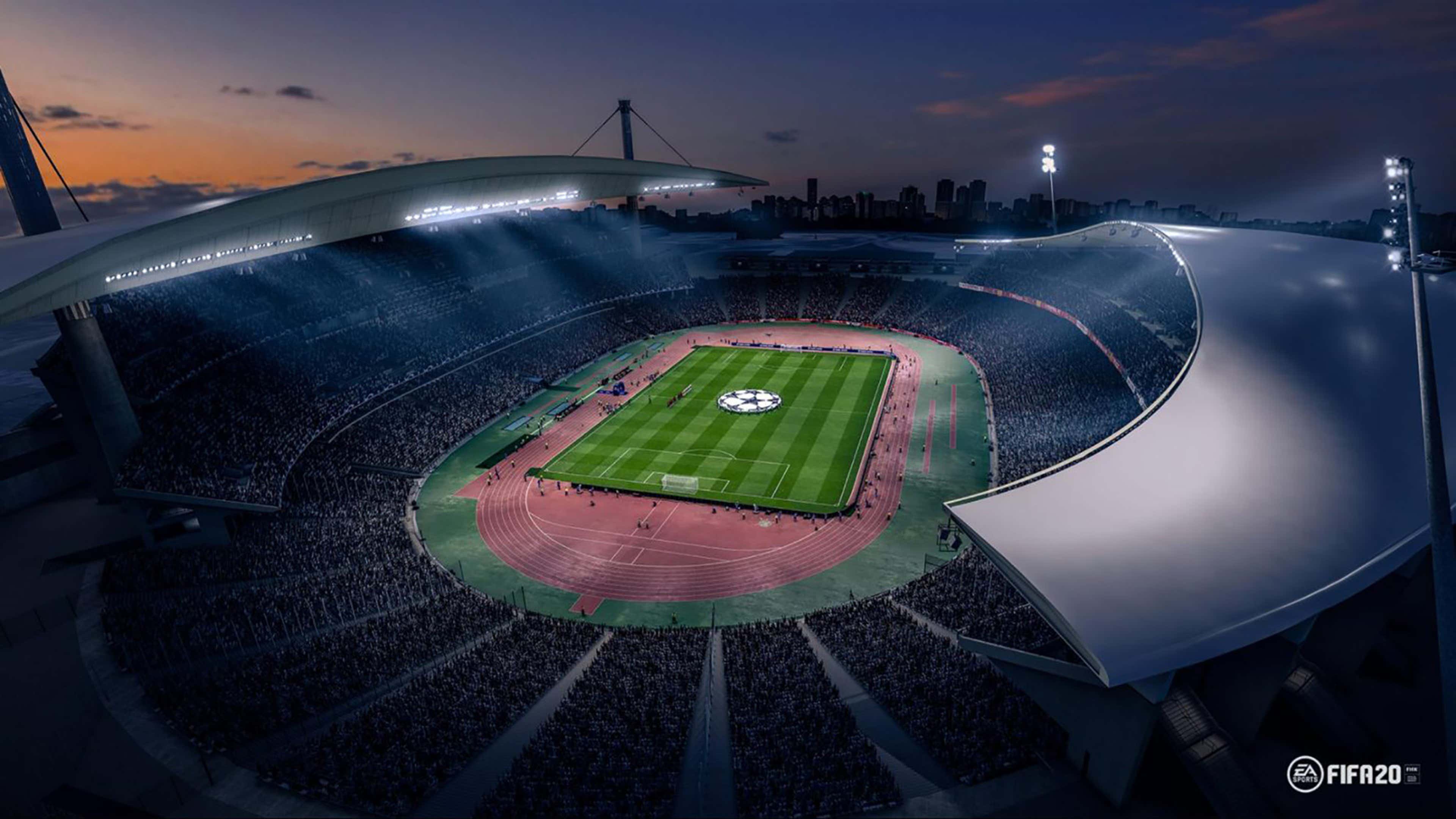 Стадион далеко. Стадион Ататюрк Стамбул 2020. Стадион Ататюрк 2023. FIFA стадион ЛЧ. Стадион Олимпик ФИФА 20.