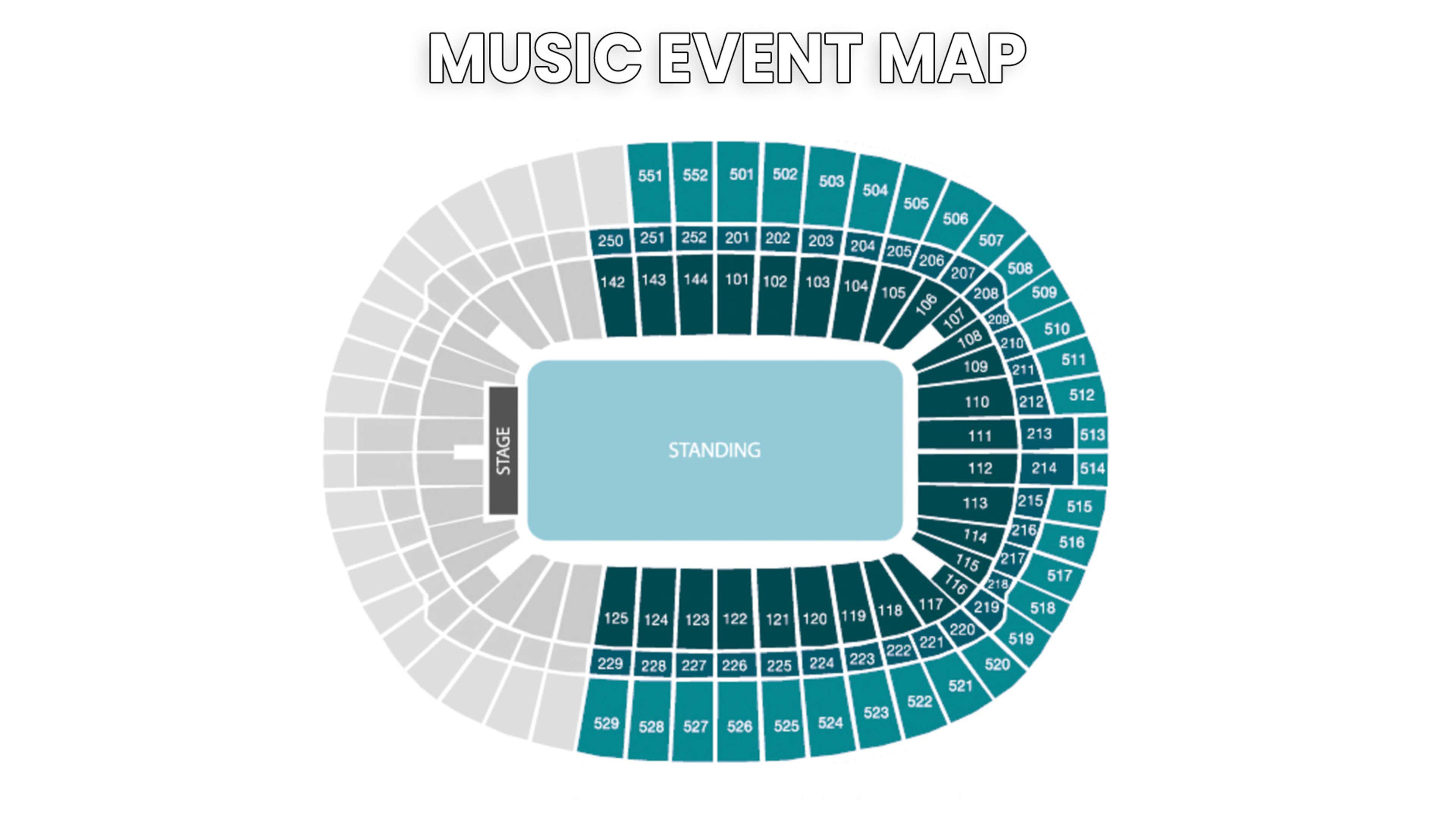 music event map wembley 