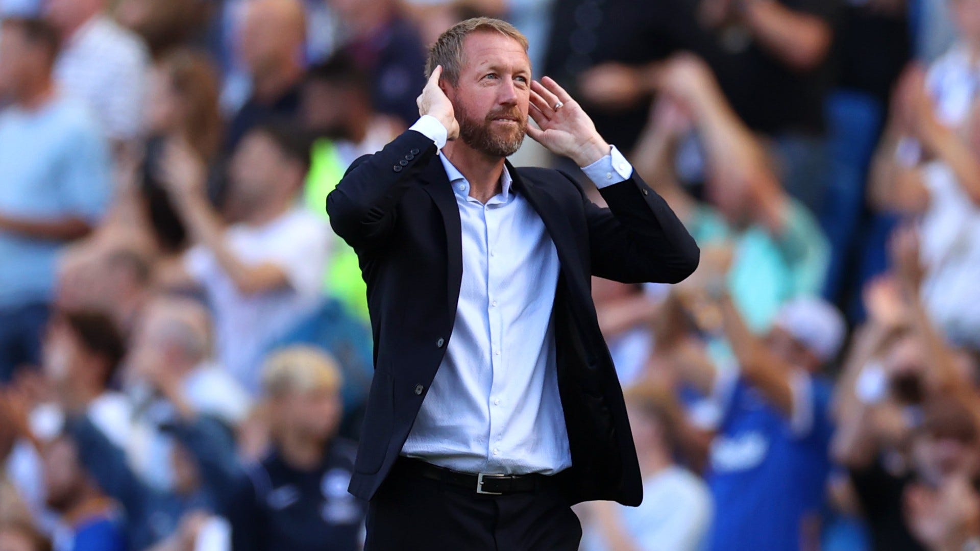 Graham Potter cupped ears 2022-23
