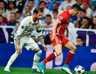 Sergio Ramos Robert Lewandowski Real Madrid Bayern Munich UCL 18042017