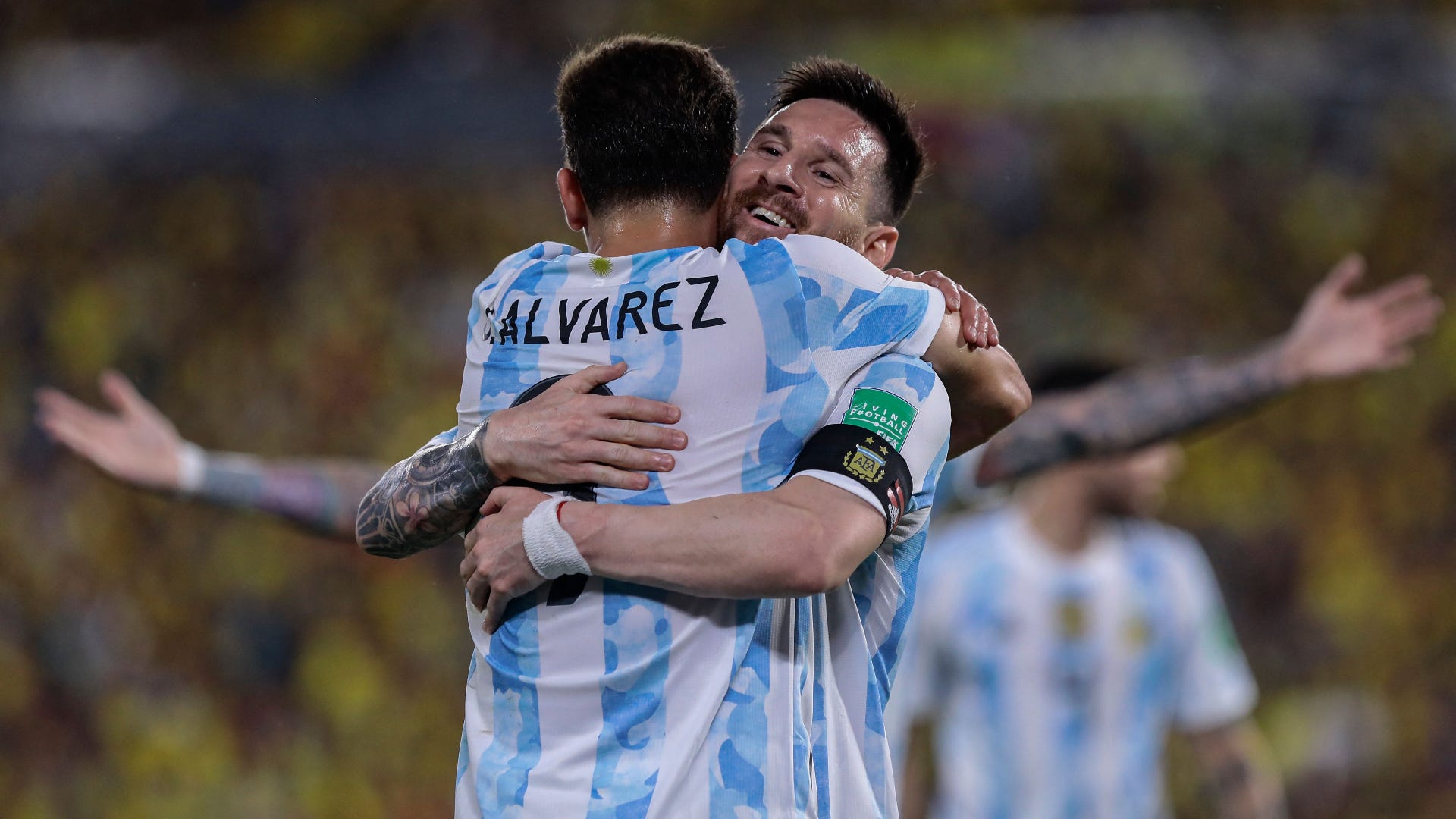 Lionel Messi Julian Alvarez Argentina 2022