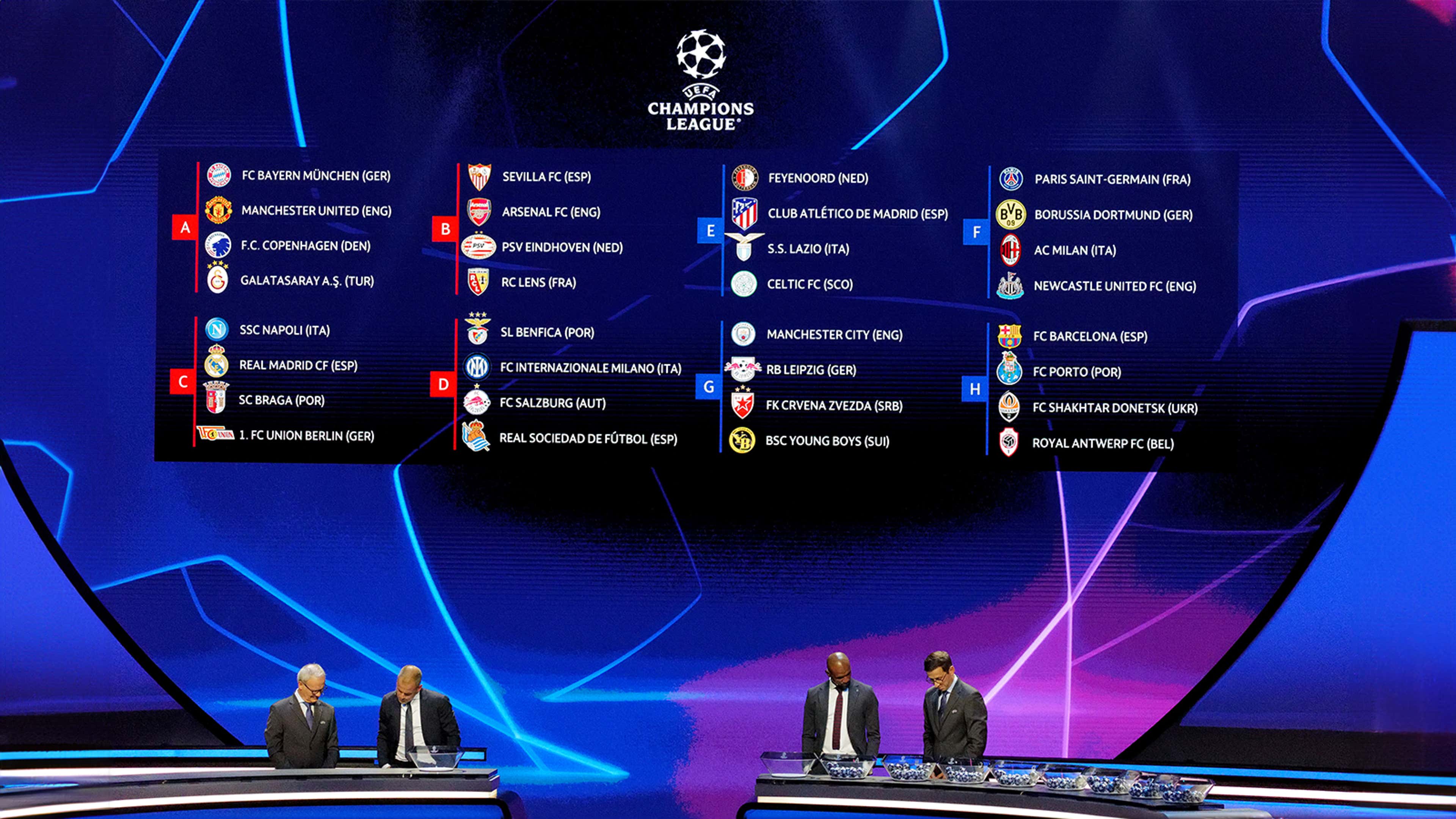  UEFA Champions League draw