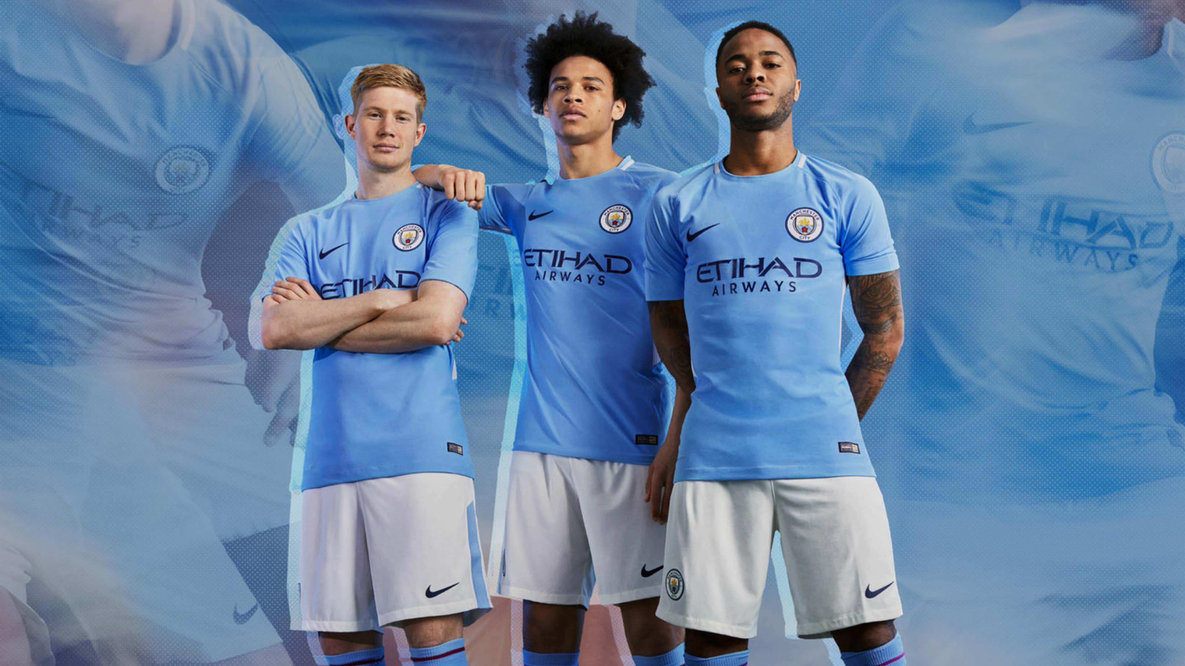 Man City 2017-18 kit: Manchester City unveil new jersey for 2017