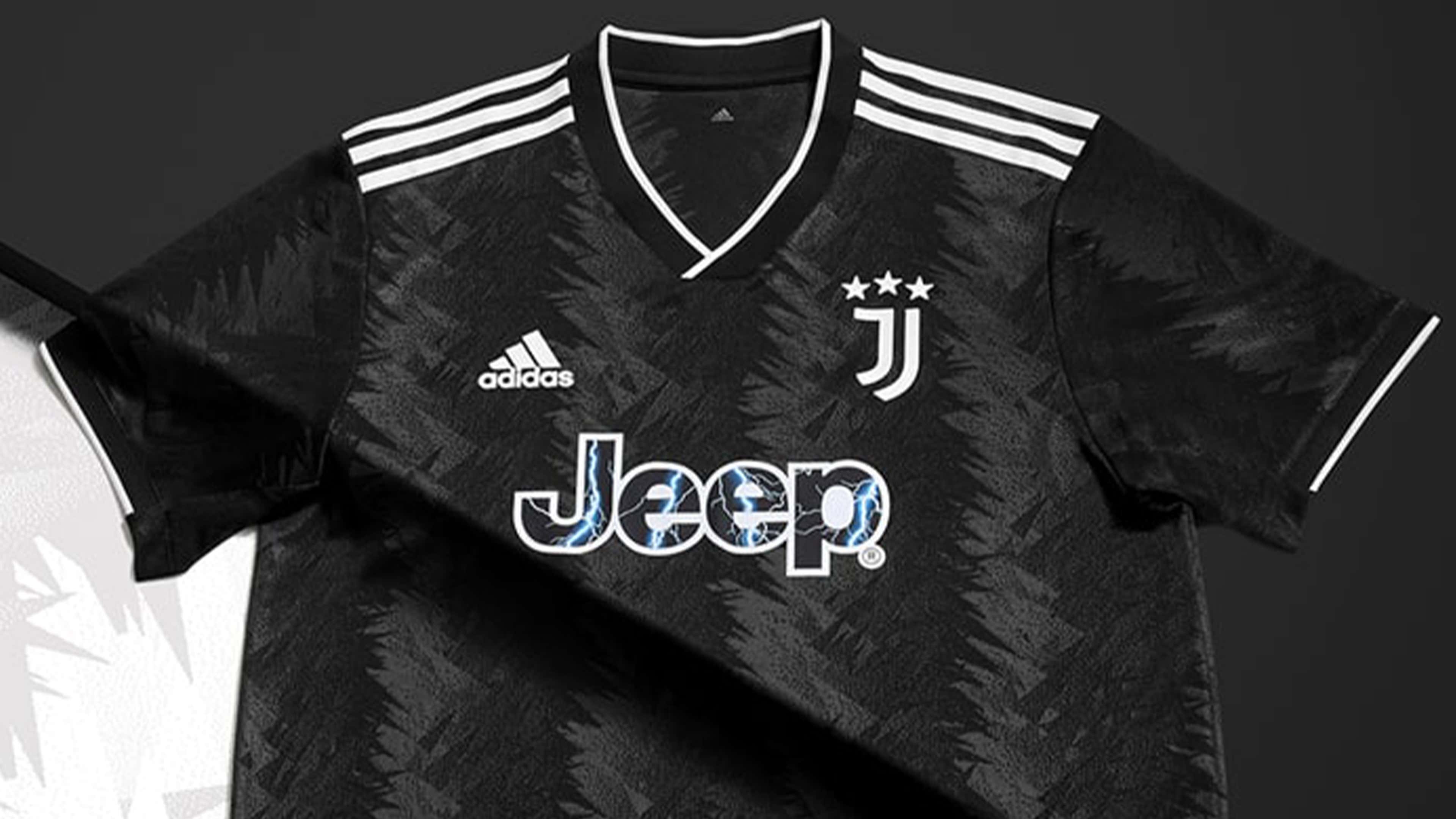 adidas Juventus 23/24 Home Kit Kids - Black
