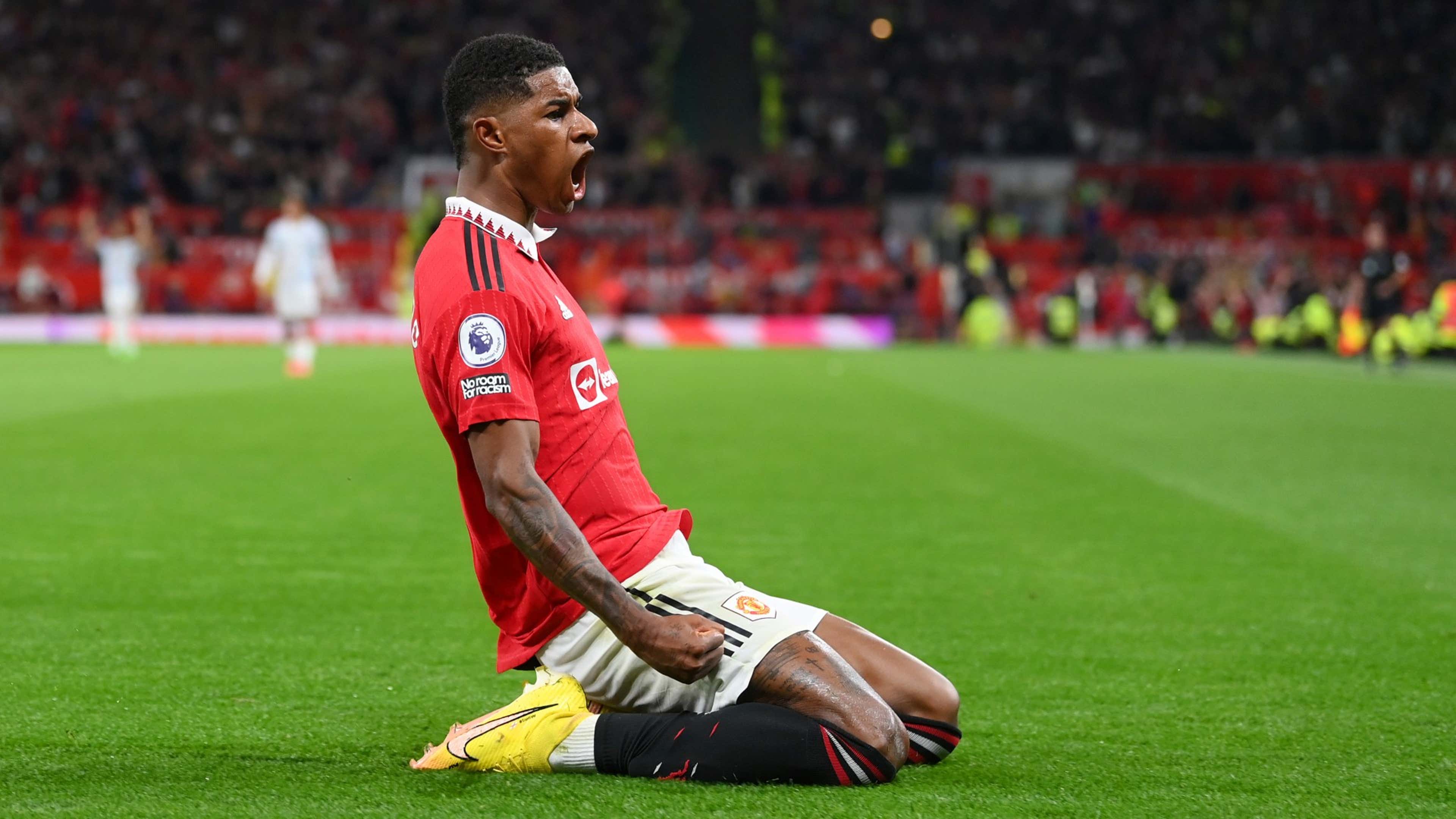 How many goals has Marcus Rashford scored during his career? Manchester