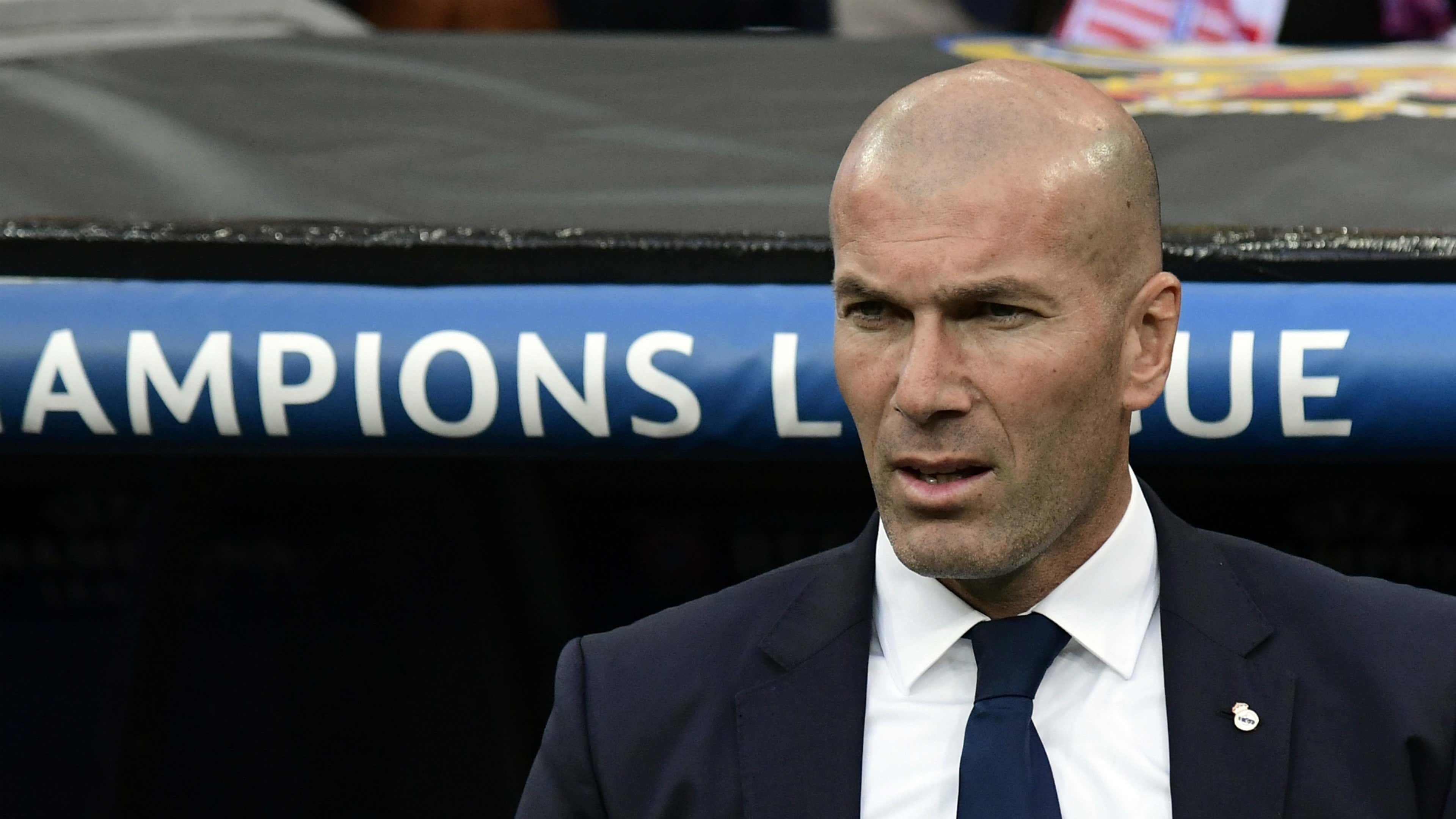 Zinedine Zidane Real Madrid Atletico Madrid Champions League