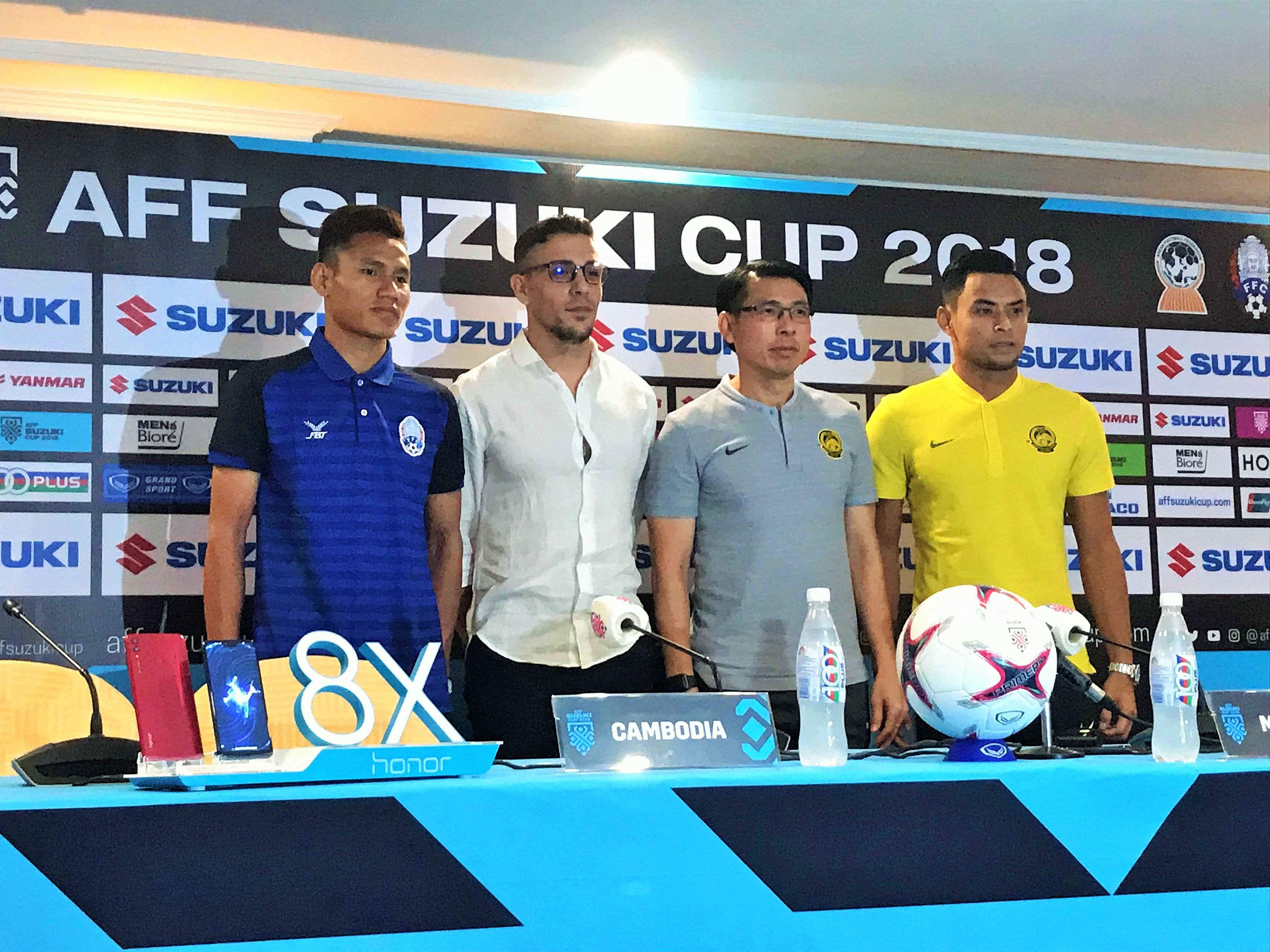 Soeuy Visal, Félix González, Cambodia, Tan Cheng Hoe, Zaquan Adha, Malaysia, AFF Championship, 07112018