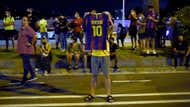 Camp Nou Messi protest