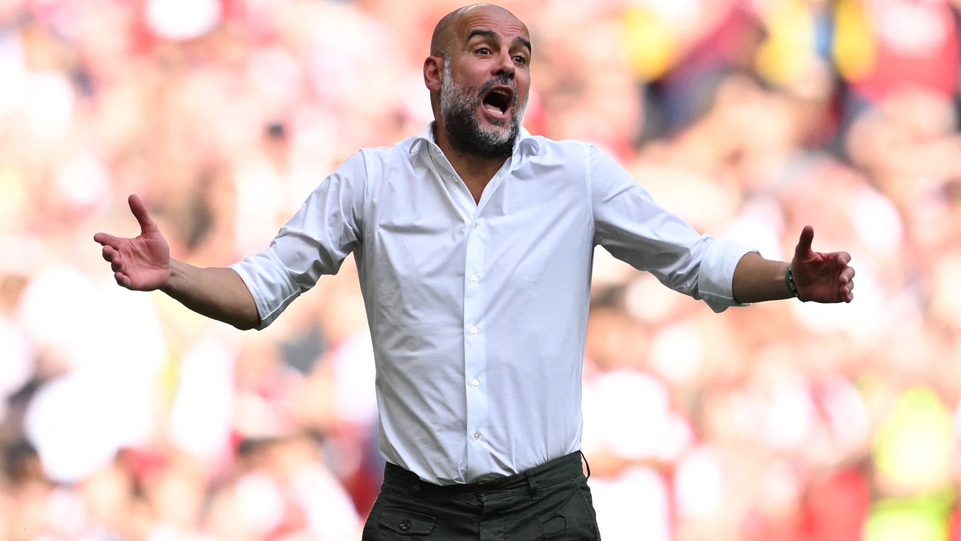 ‘Now games will be 100 mins that’s for sure’ – Man City boss Pep Guardiola fumes at new stoppage time rules after Community Shield loss to Arsenal, but Mikel Arteta disagrees