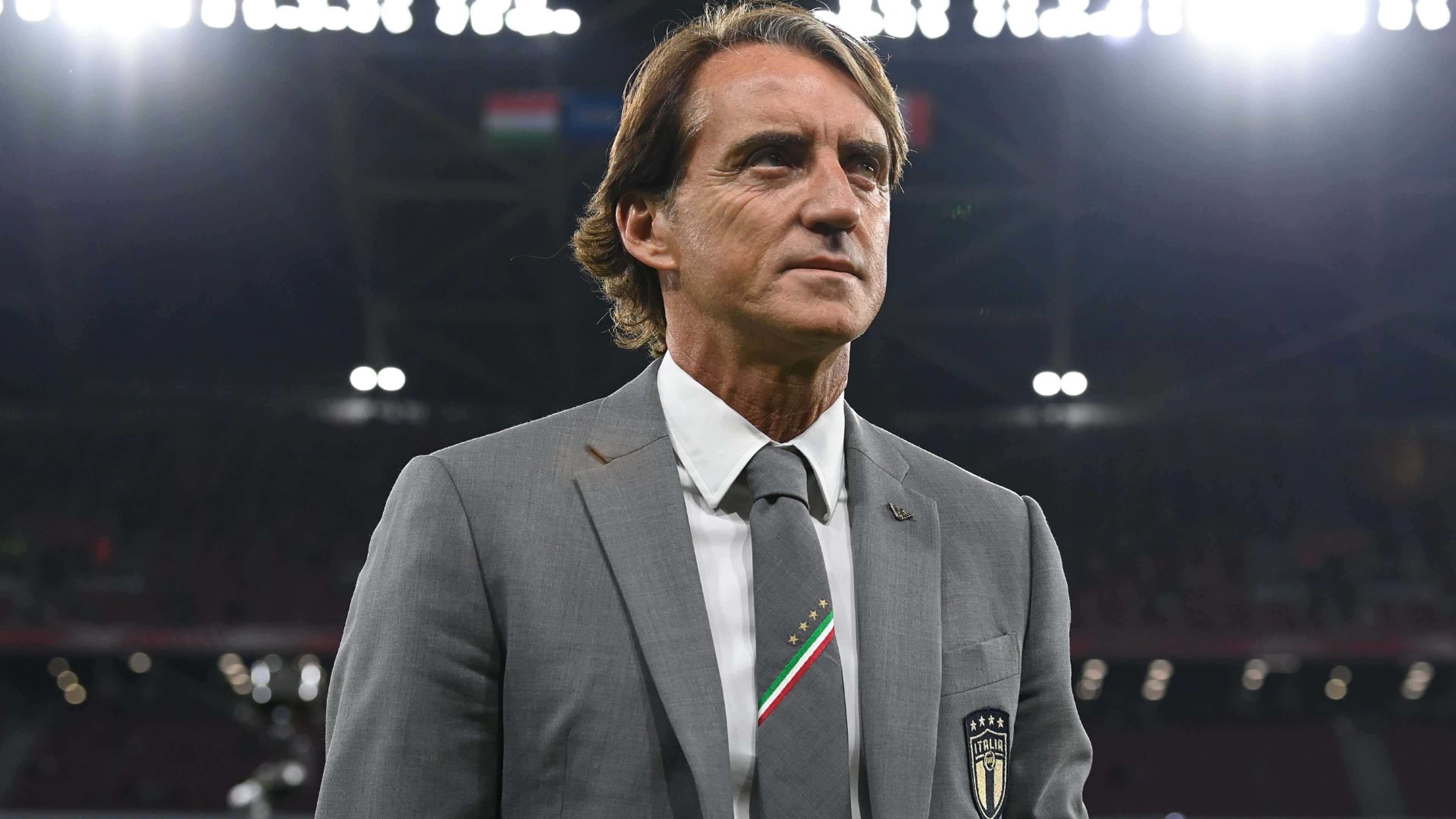 Head coach of Italy Roberto Mancini