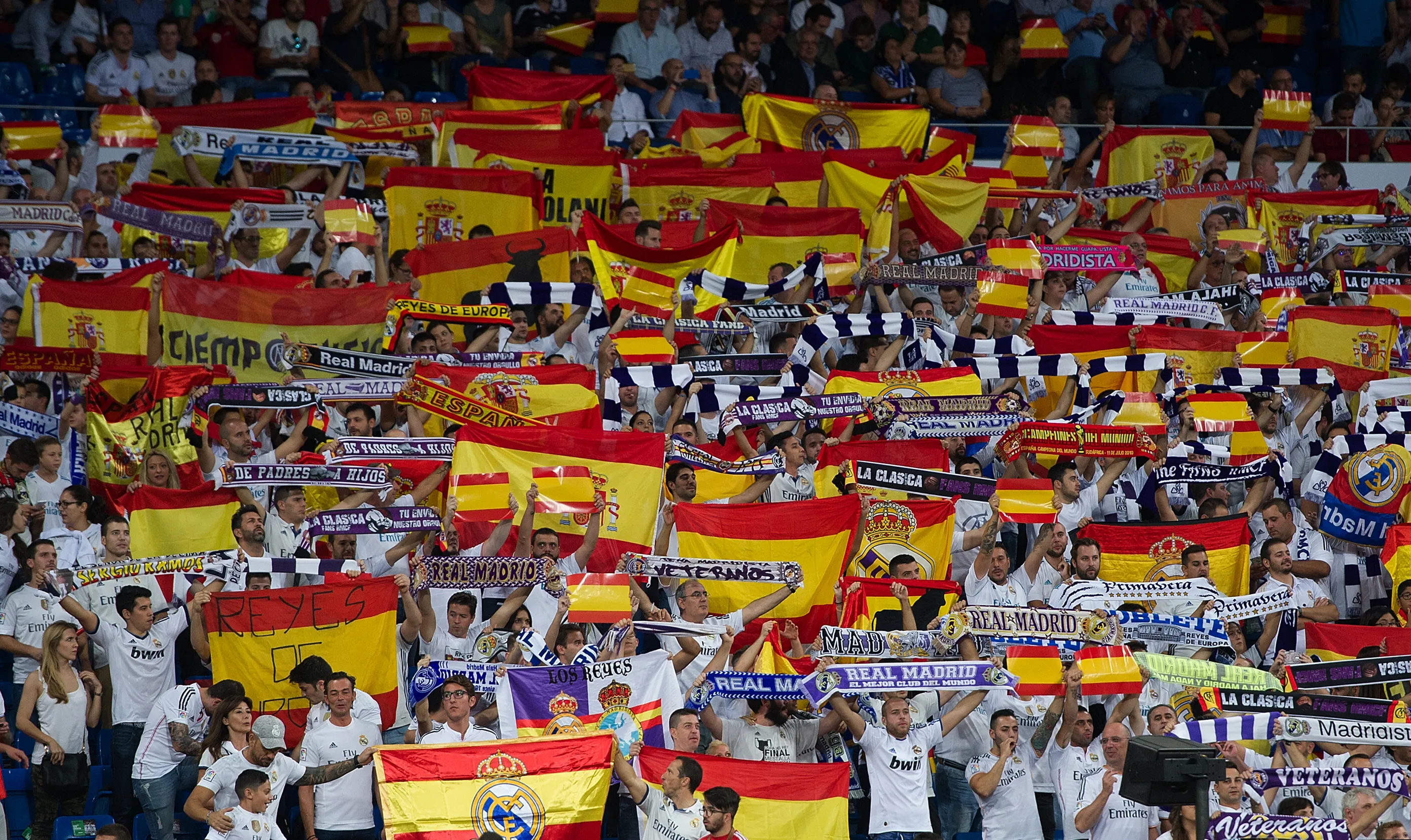 Real Madrid Spanish Flag