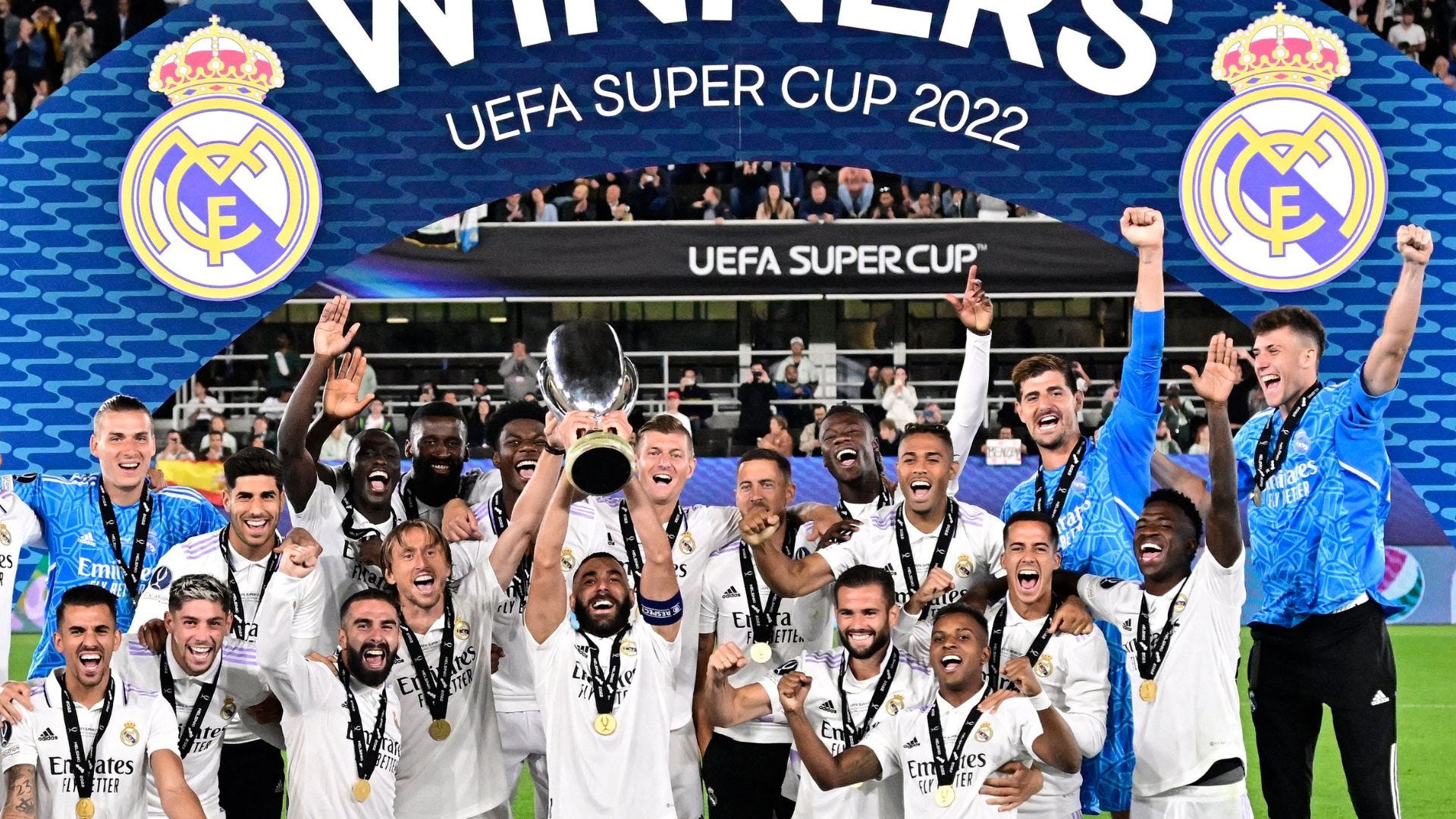 Real Madrid campeón de la Supercopa de Europa 10082022