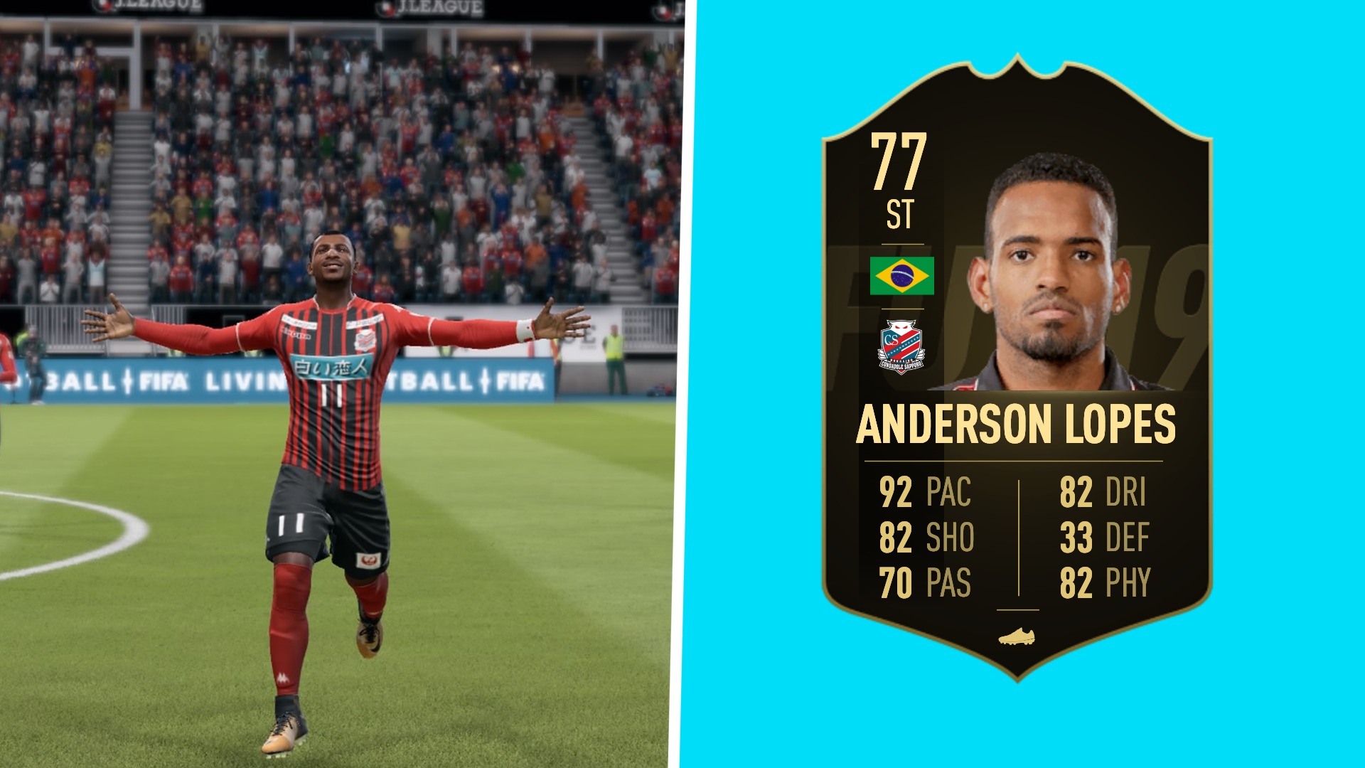 Fifa 19 Hidden Gem Why This Brazilian From The J League Is A Bargain Goal Com