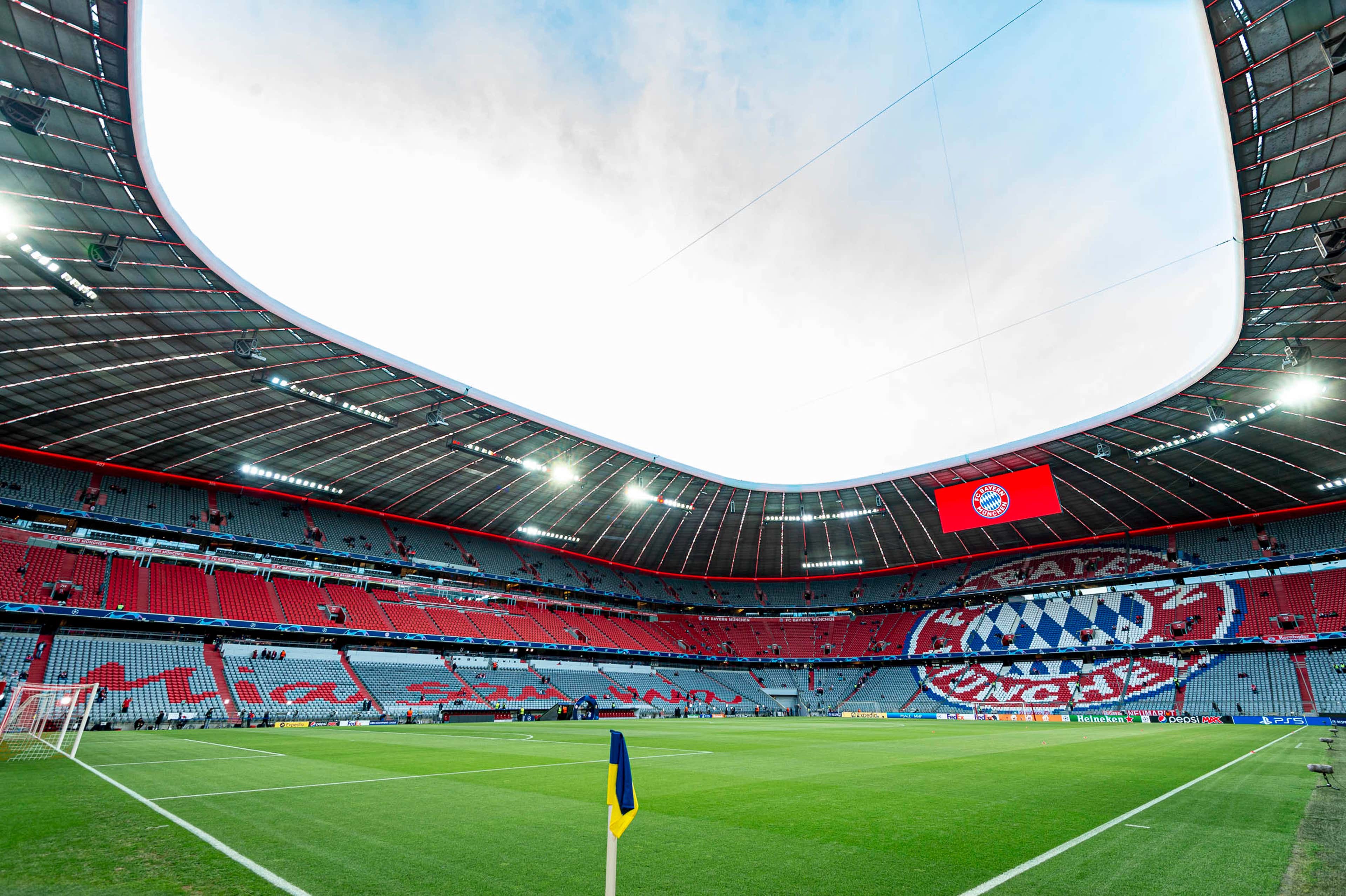Todo listo en el Allianz Arena