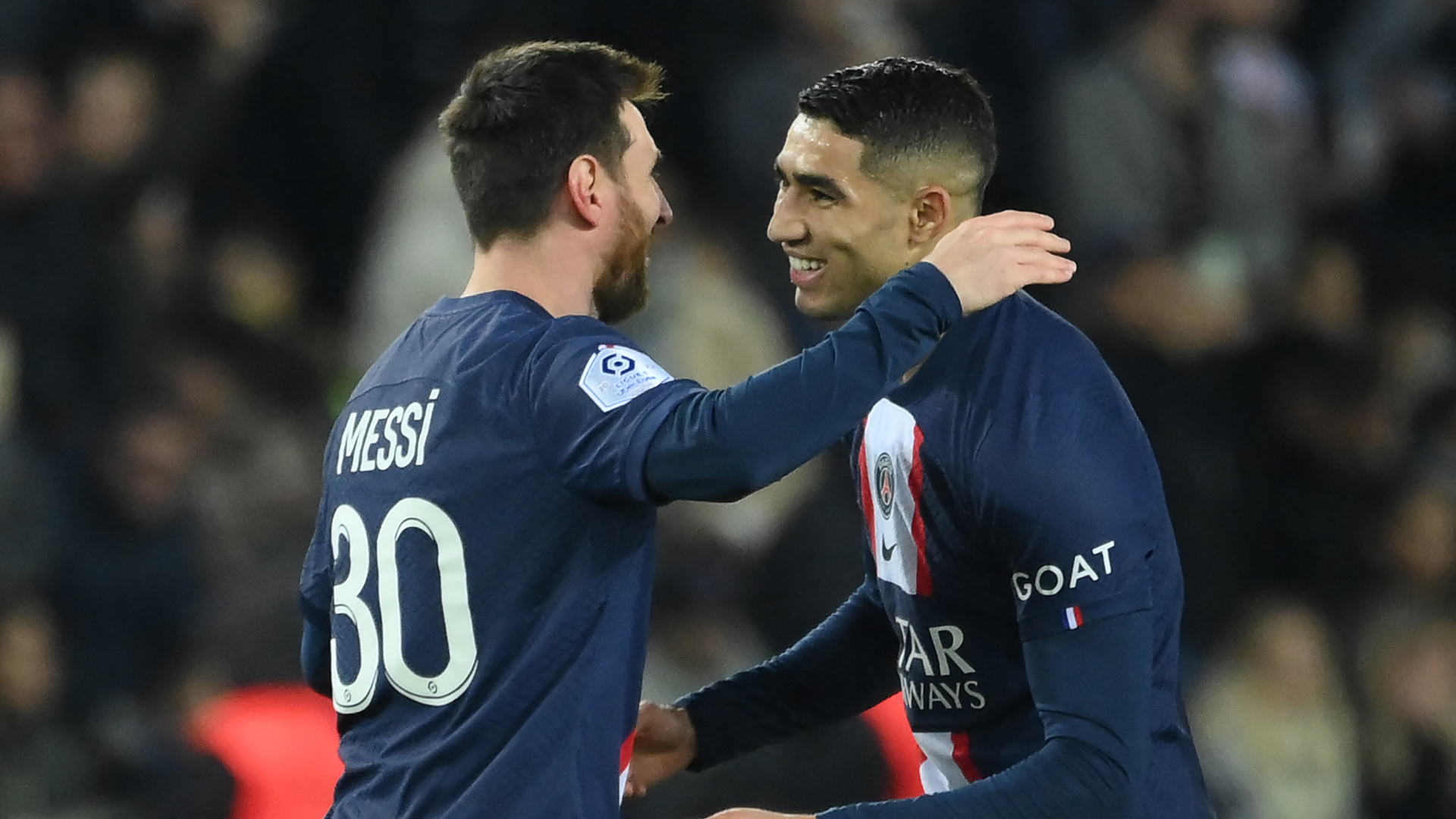 Les notes du PSG face à Toulouse : Hakimi en mode fusée, Messi l'éclair du génie