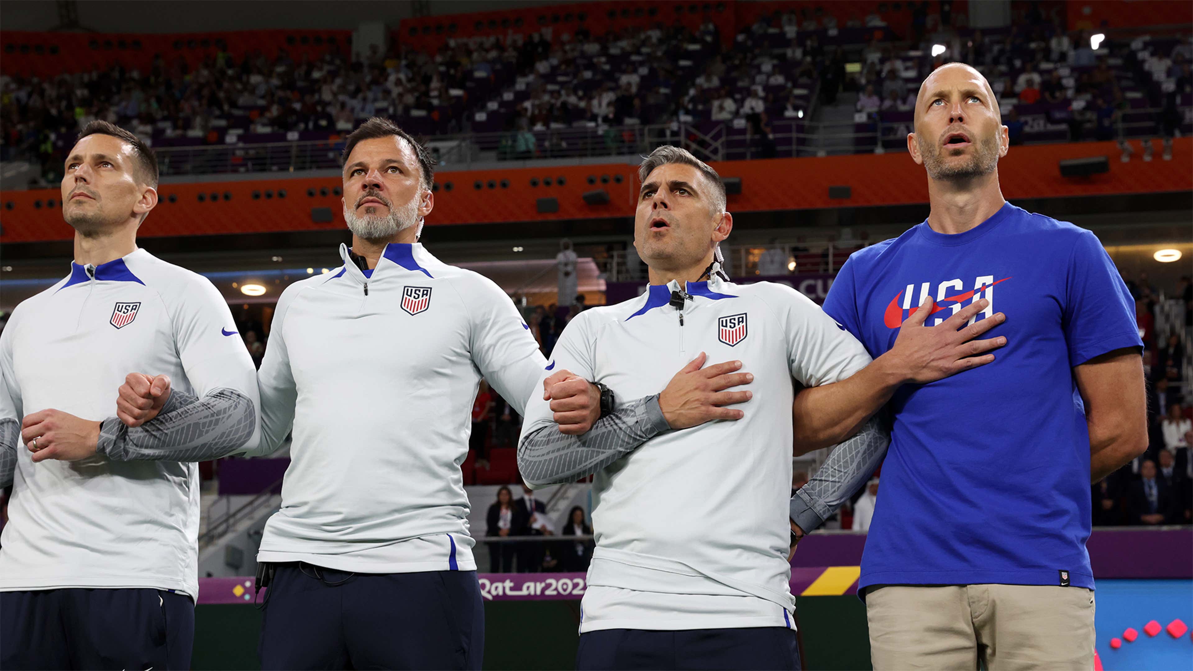 Greg Berhalter national anthem 2022