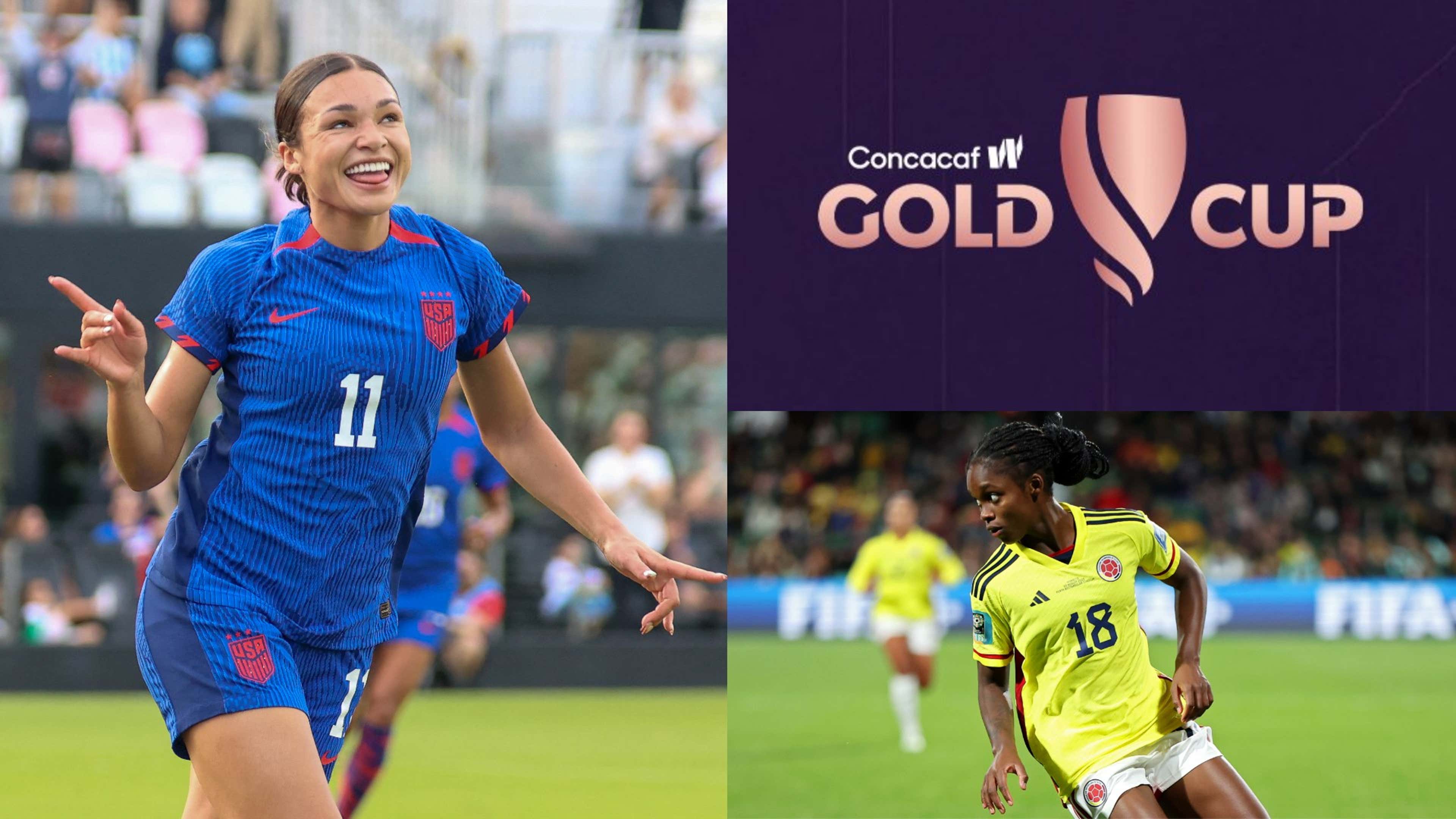 Sophia Smith USWNT CONCACAF W Gold Cup Linda Caicedo Colombia