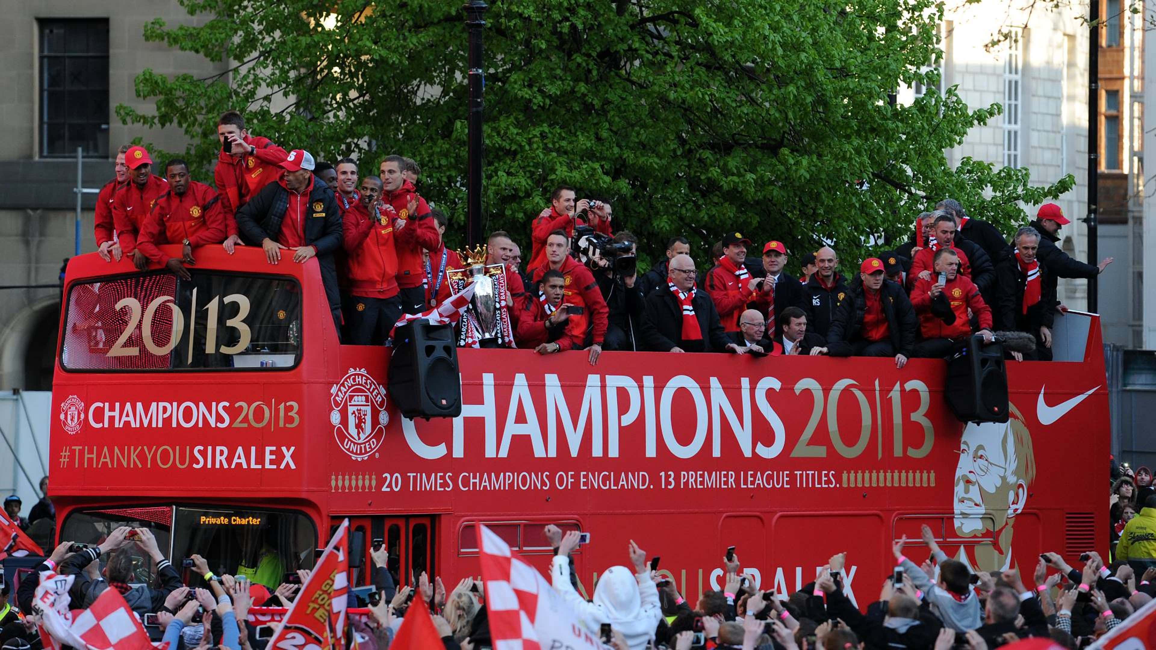 Manchester United 2012/13 Titelfeier