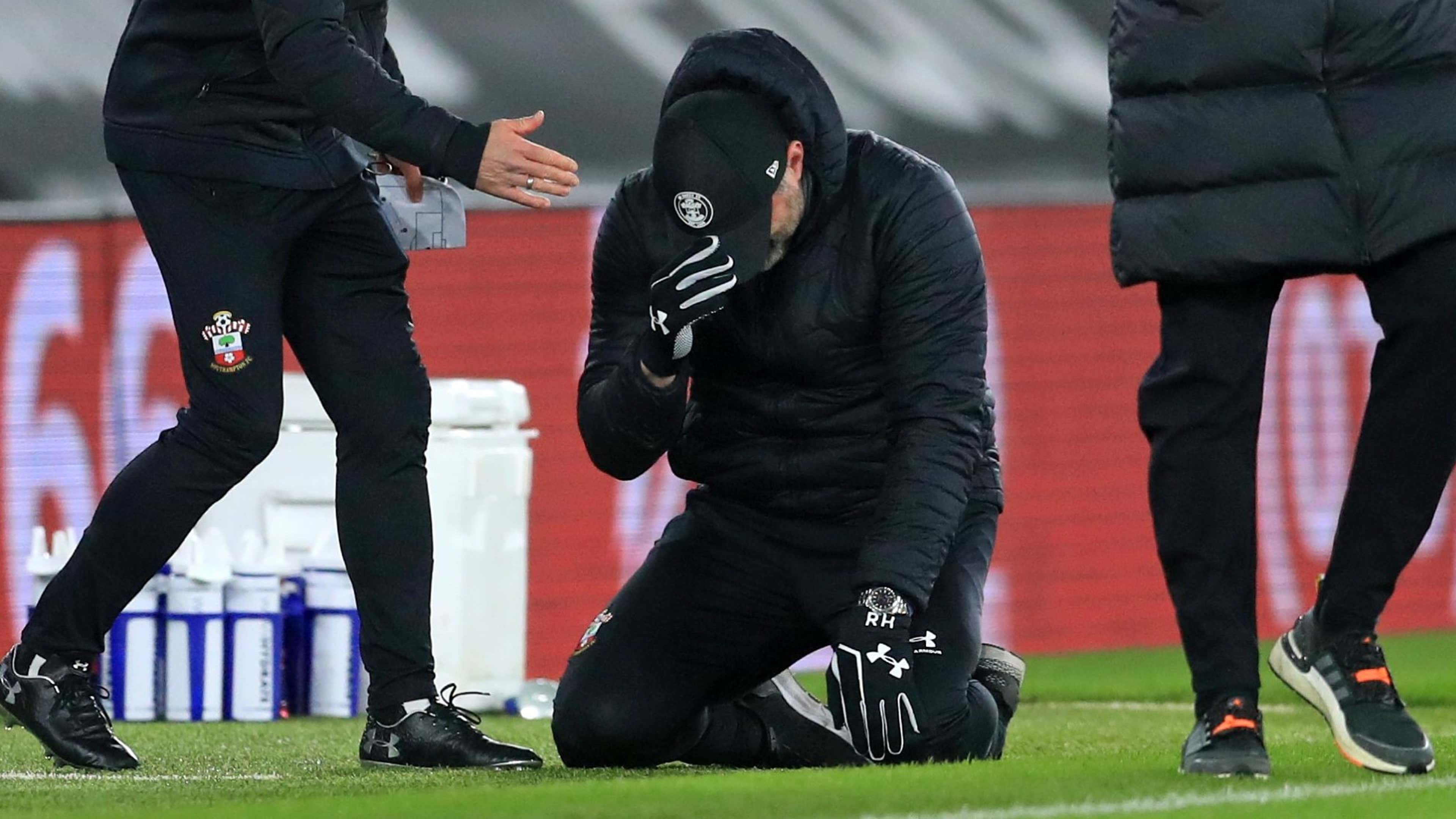 Hasenhuttl Southampton Liverpool tears