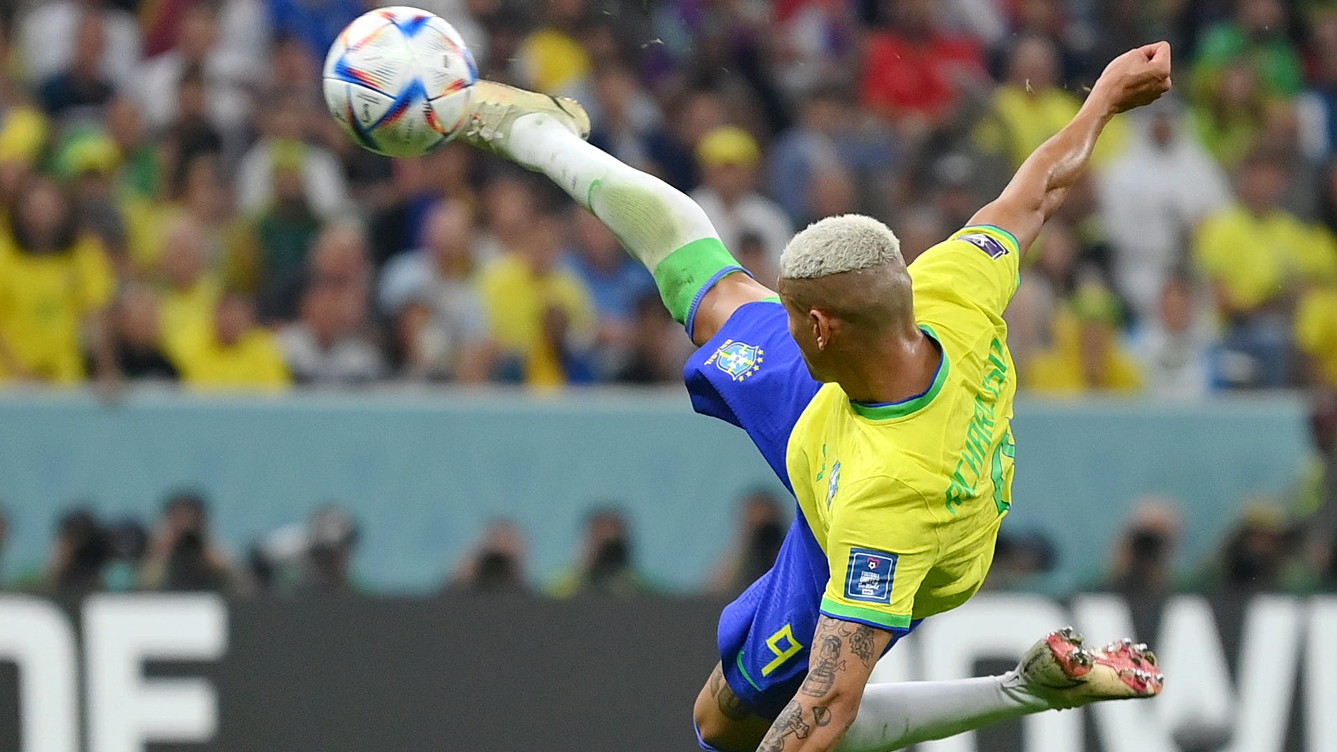WATCH Richarlison scores stunning overhead kick on Brazil World Cup debut against Serbia Goal US