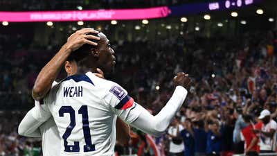 Tim Weah USMNT Wales World Cup 2022