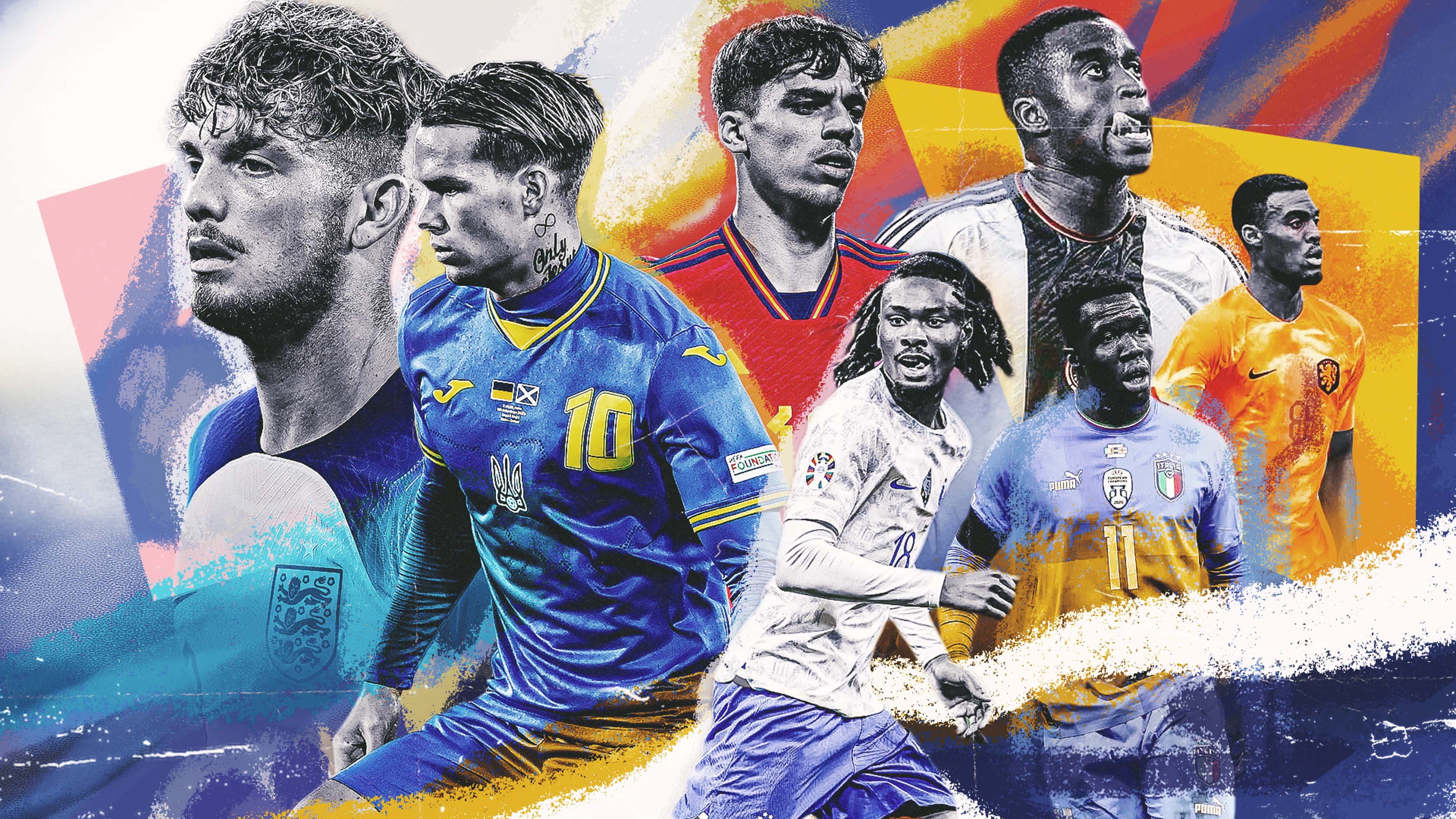 Euro 2020. Jogo De Futebol Ucrânia Vs Países Baixos Fotografia