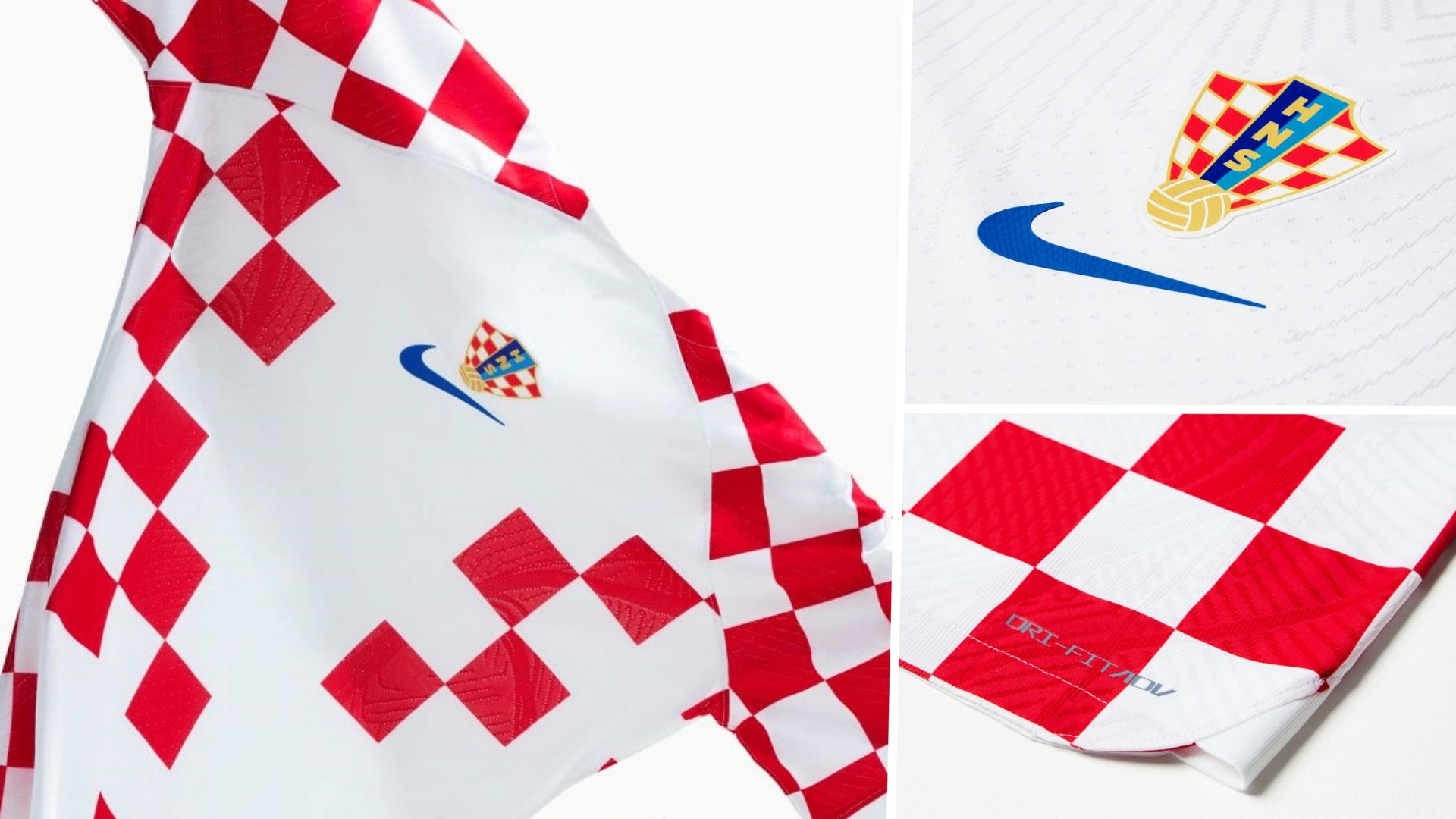 Croatia home kit World Cup 2022