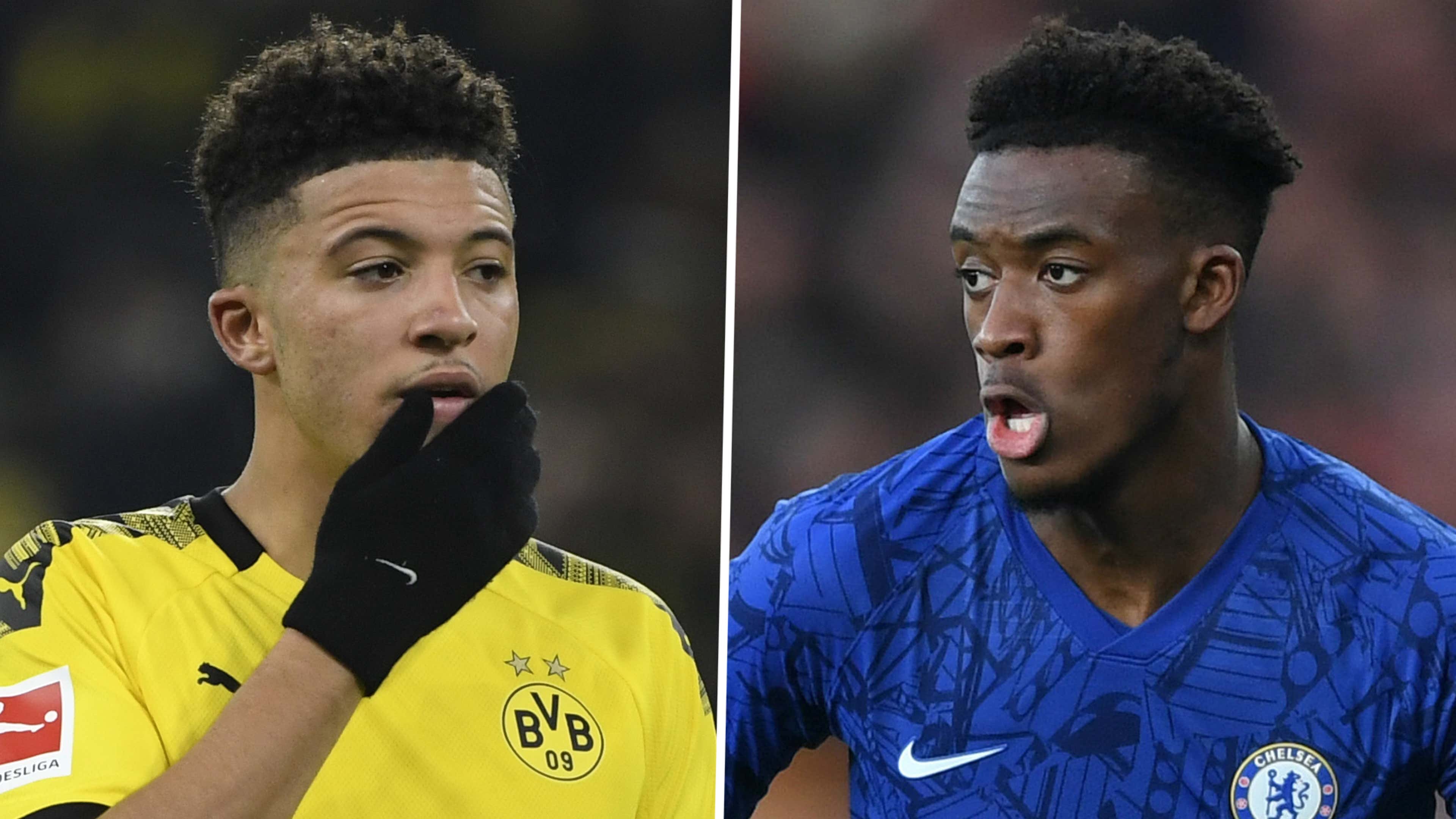 Jadon Sancho Callum Hudson-Odoi Chelsea Borussia Dortmund 2019-20