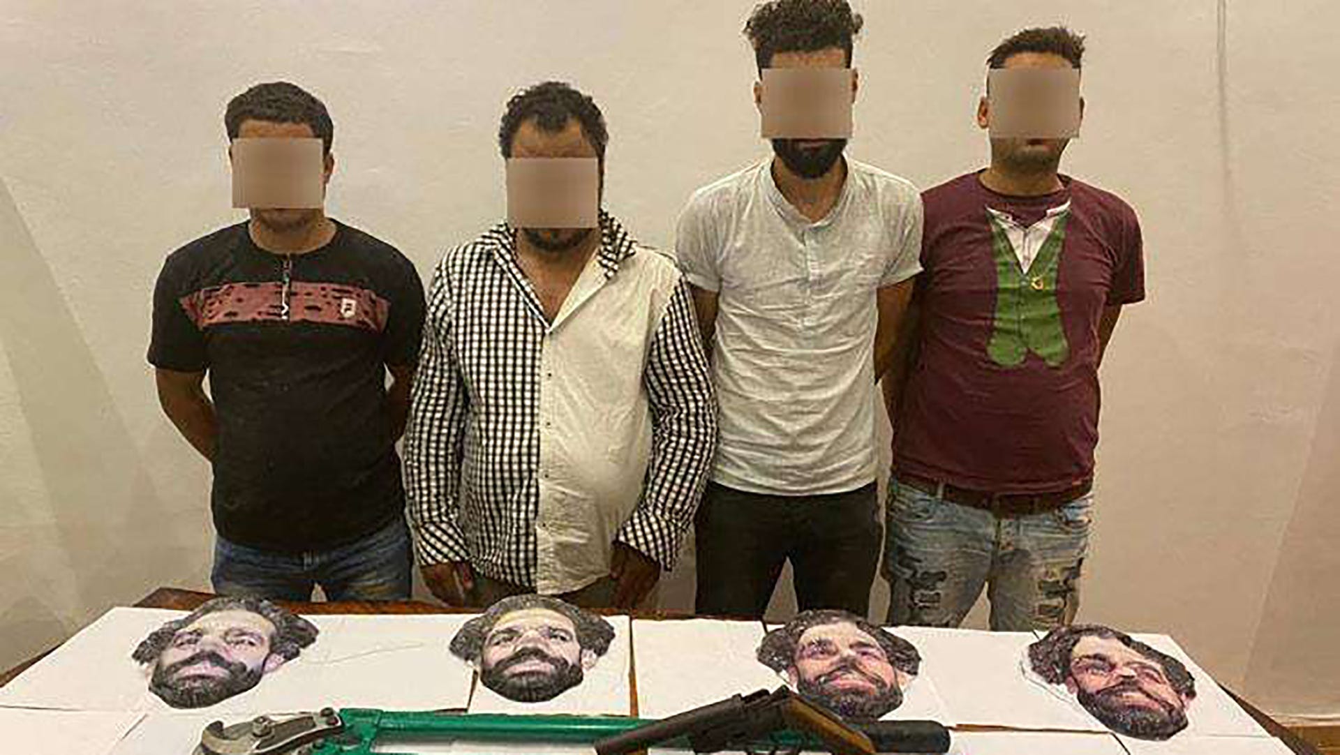 Mohamed Salah mask gang Egypt