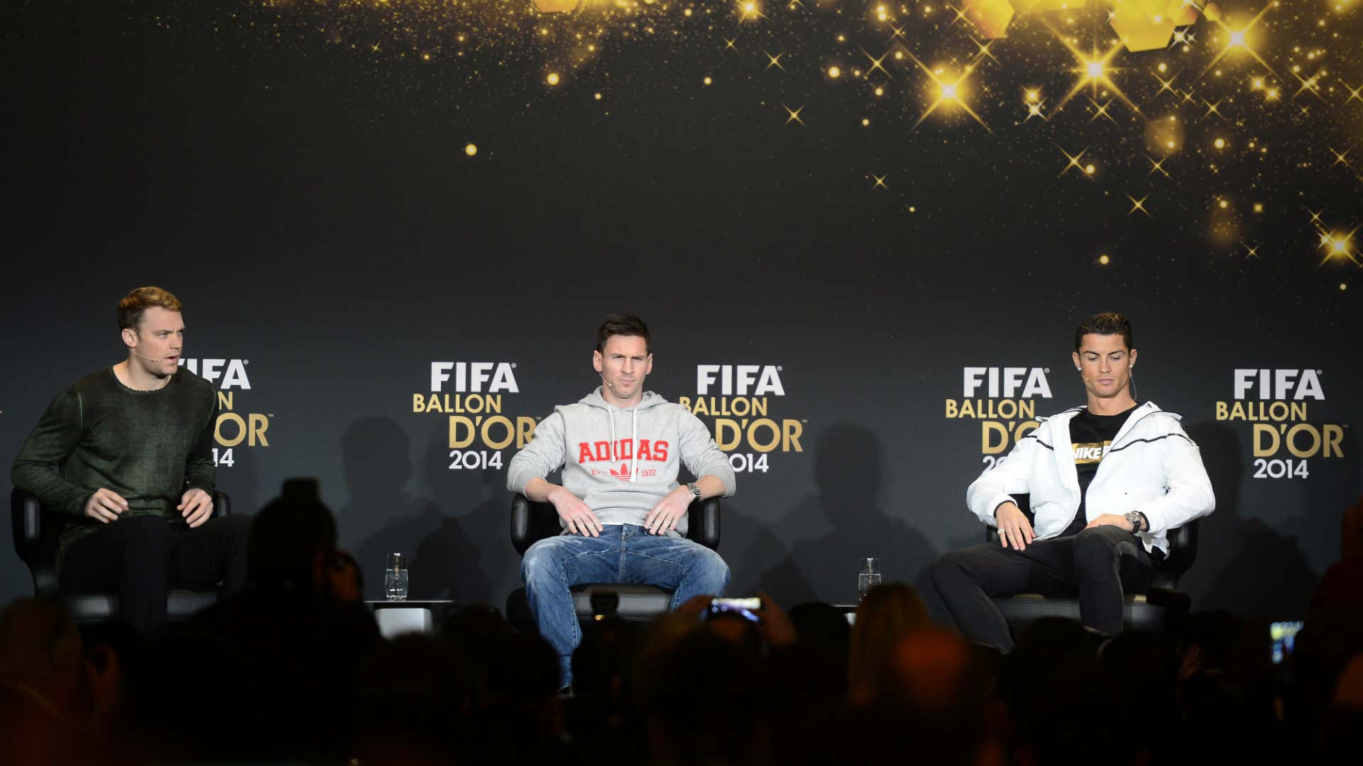 Neuer Messi Cristiano Ronaldo FIFA Ballon d'Or 2014
