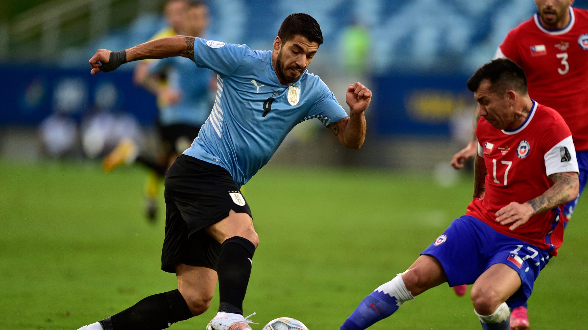 Formación de Chile vs. Uruguay por las Eliminatorias convocados, once